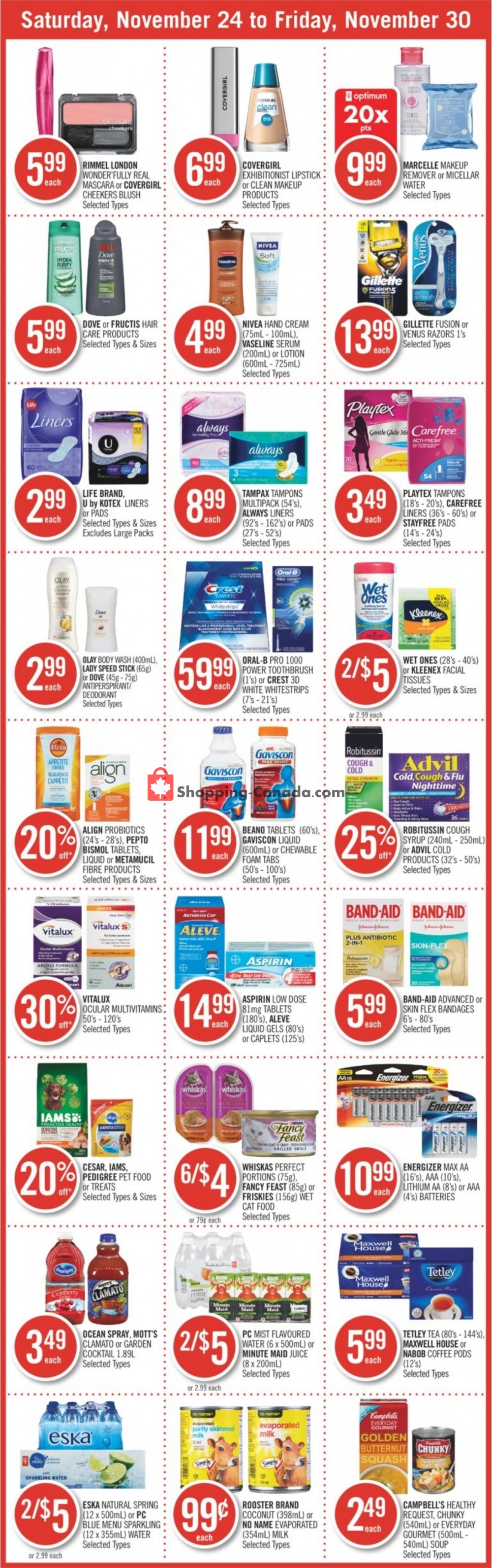 Shoppers Drug Mart flyer from Saturday November 24, 2018 to Friday November 30, 2018 - page 4