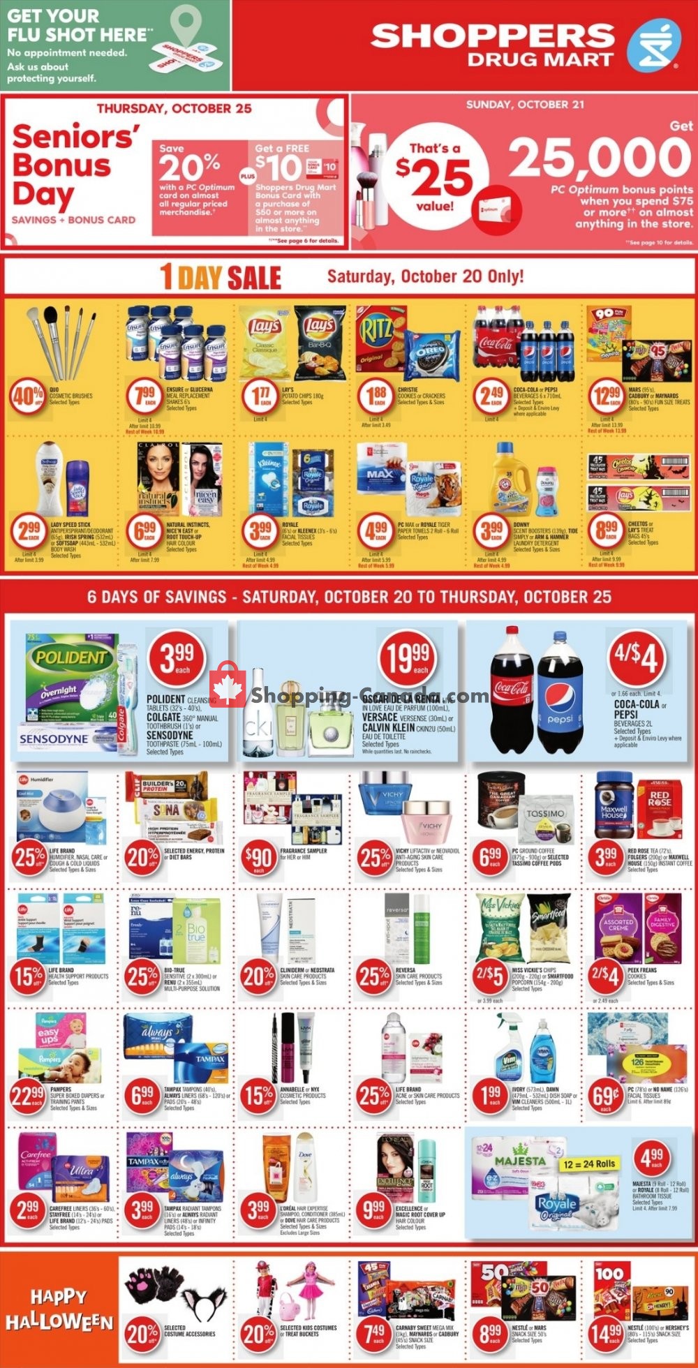 Shoppers Drug Mart flyer from Saturday October 20, 2018 to Thursday October 25, 2018 - page 2