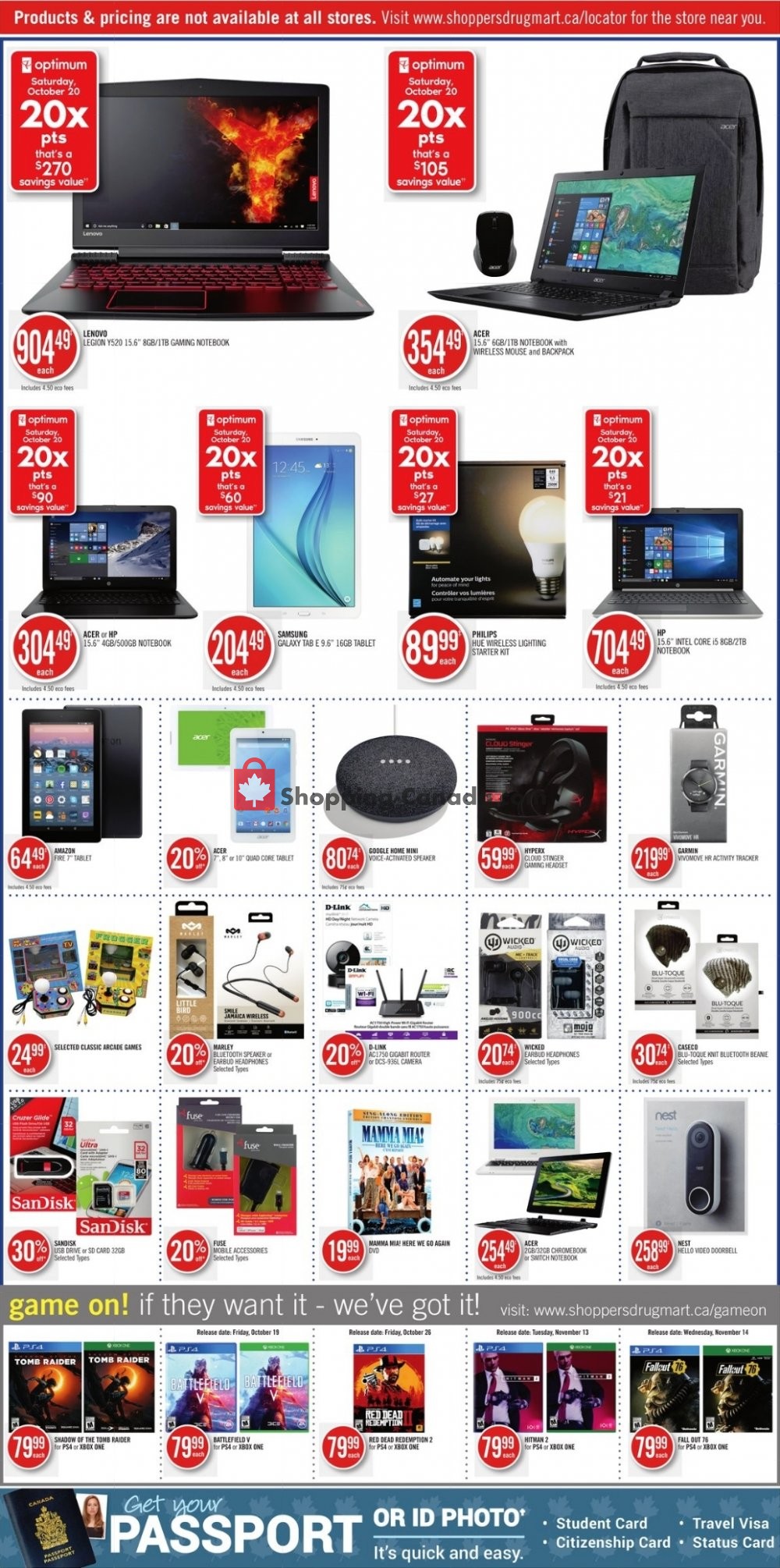 Shoppers Drug Mart flyer from Saturday October 20, 2018 to Thursday October 25, 2018 - page 8