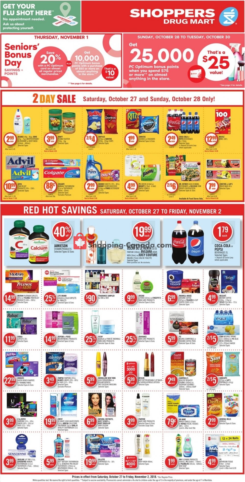 Shoppers Drug Mart flyer from Saturday October 27, 2018 to Friday November 2, 2018 - page 2