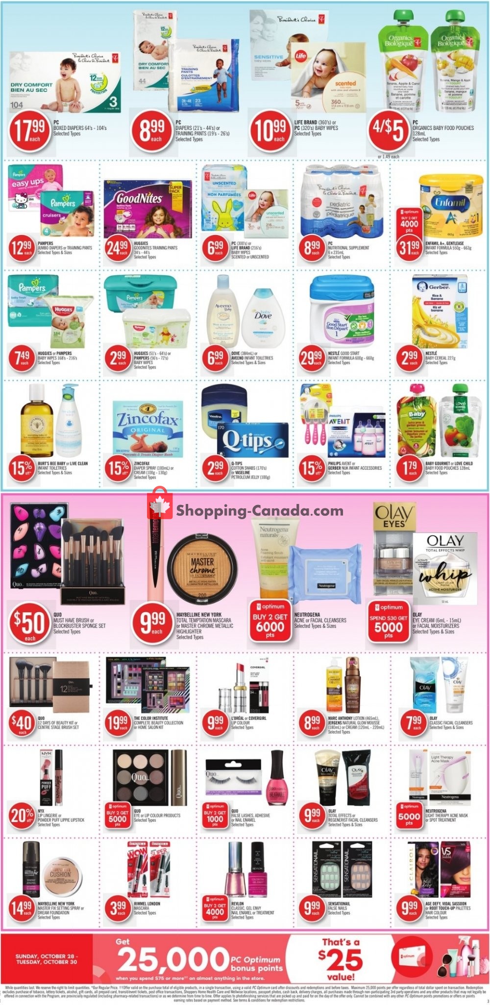 Shoppers Drug Mart flyer from Saturday October 27, 2018 to Friday November 2, 2018 - page 4