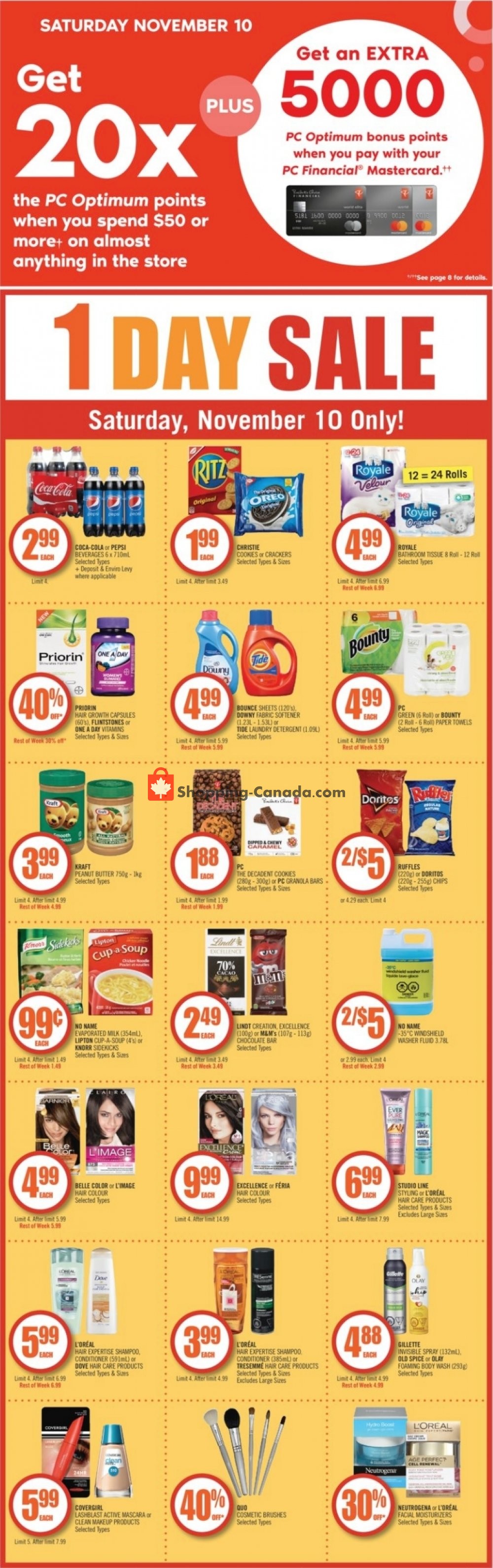 Shoppers Drug Mart Canada, flyer (BC) November 10 November 16