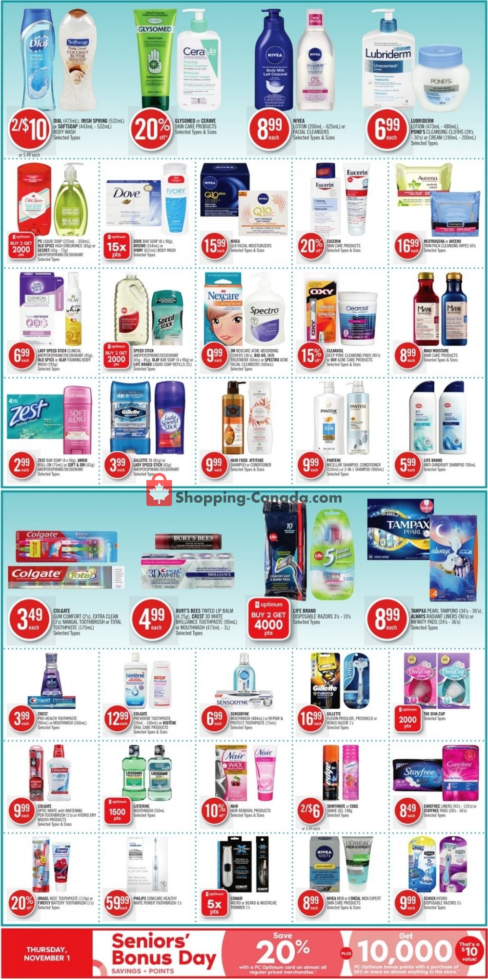 Shoppers Drug Mart flyer from Saturday October 27, 2018 to Friday November 2, 2018 - page 10