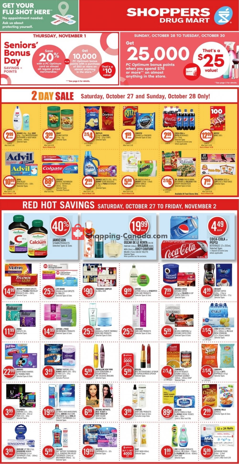 Shoppers Drug Mart flyer from Saturday October 27, 2018 to Friday November 2, 2018 - page 2