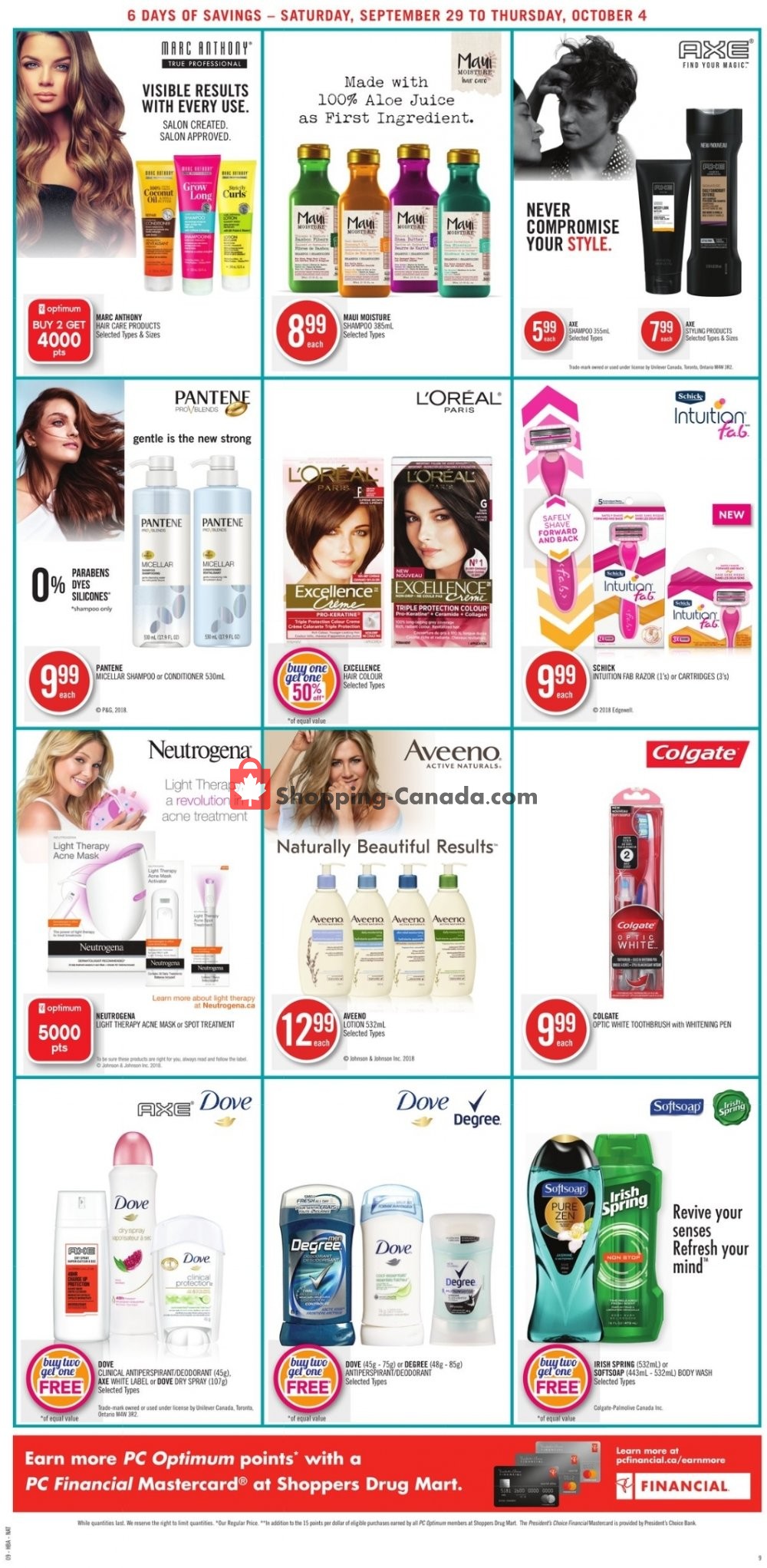 Shoppers Drug Mart flyer from Saturday September 29, 2018 to Thursday October 4, 2018 - page 13