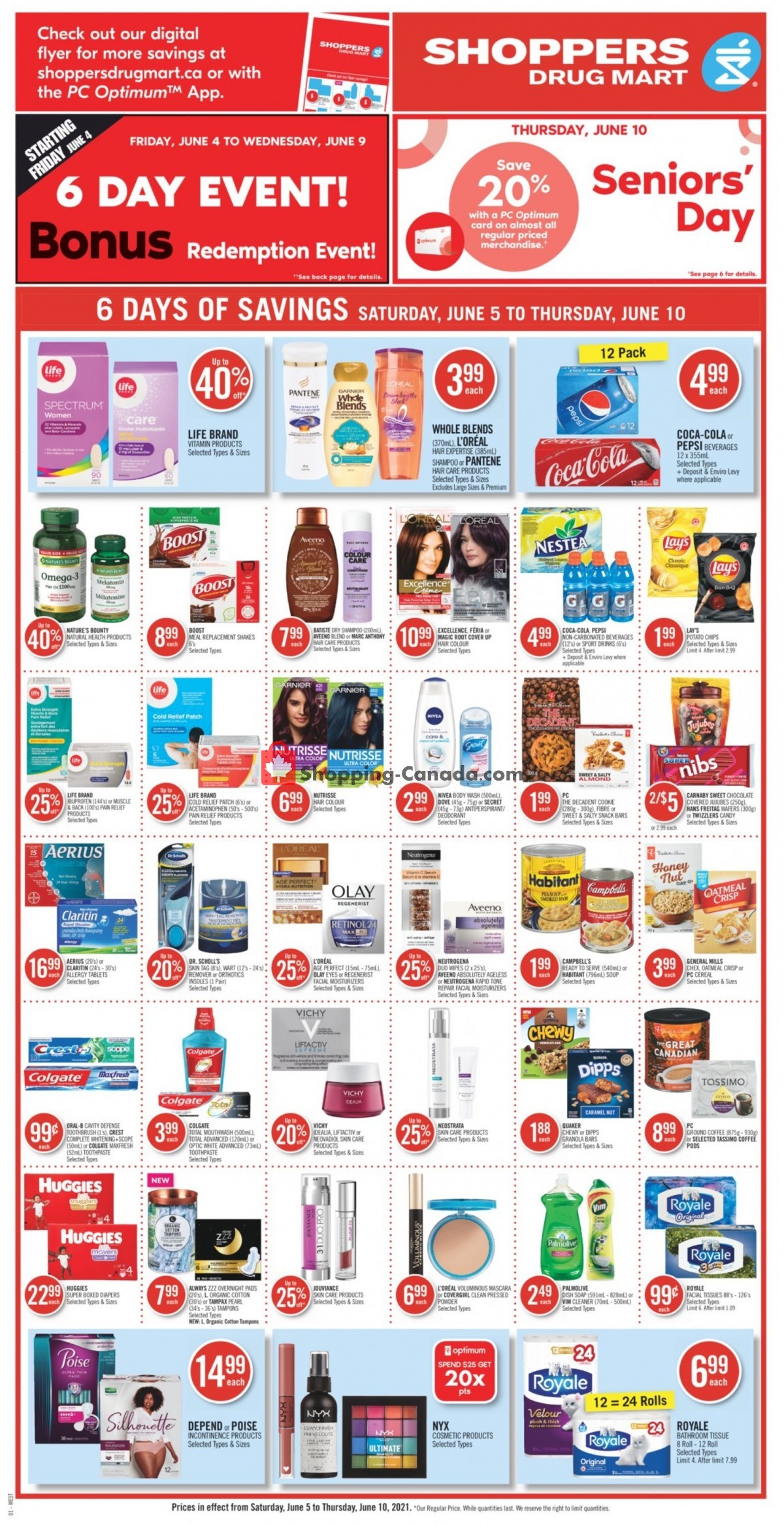 Shoppers Drug Mart flyer from Saturday June 5, 2021 to Thursday June 10, 2021 - page 6