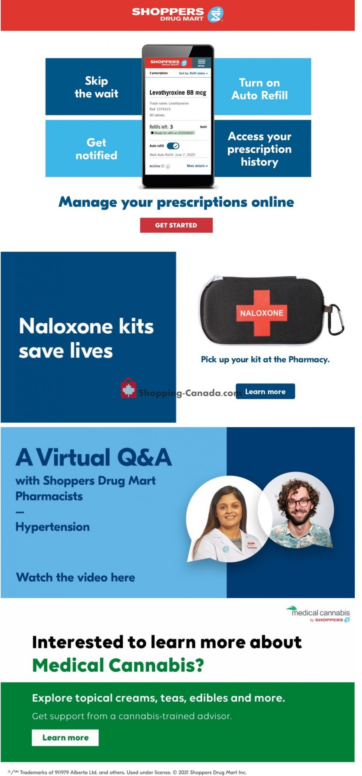 Shoppers Drug Mart flyer from Saturday June 5, 2021 to Thursday June 10, 2021 - page 1