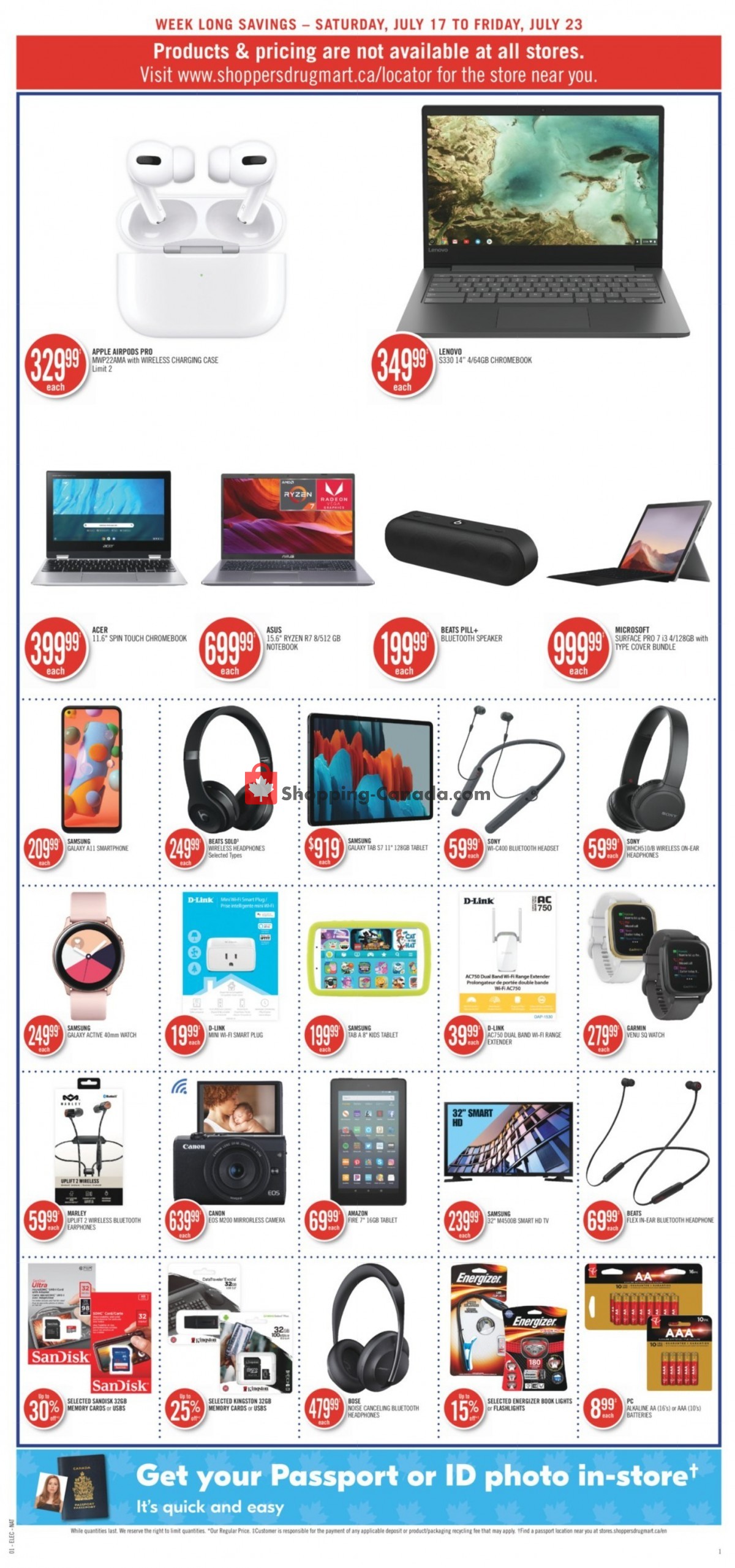 Shoppers Drug Mart flyer from Saturday July 17, 2021 to Friday July 23, 2021 - page 14