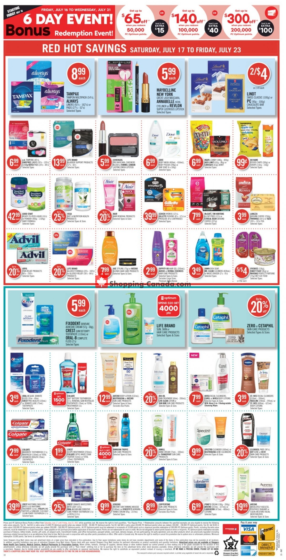 Shoppers Drug Mart flyer from Saturday July 17, 2021 to Friday July 23, 2021 - page 20