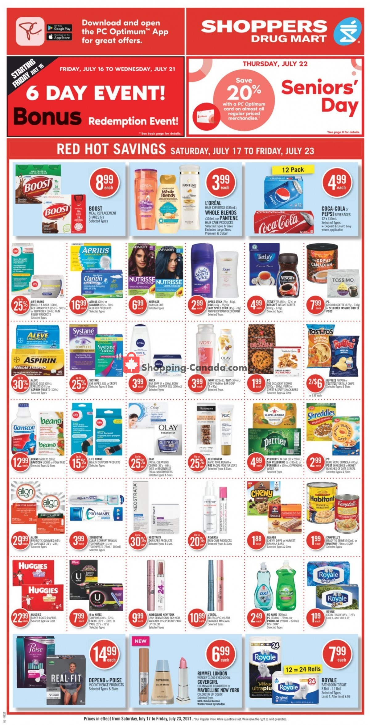 Shoppers Drug Mart flyer from Saturday July 17, 2021 to Friday July 23, 2021 - page 5