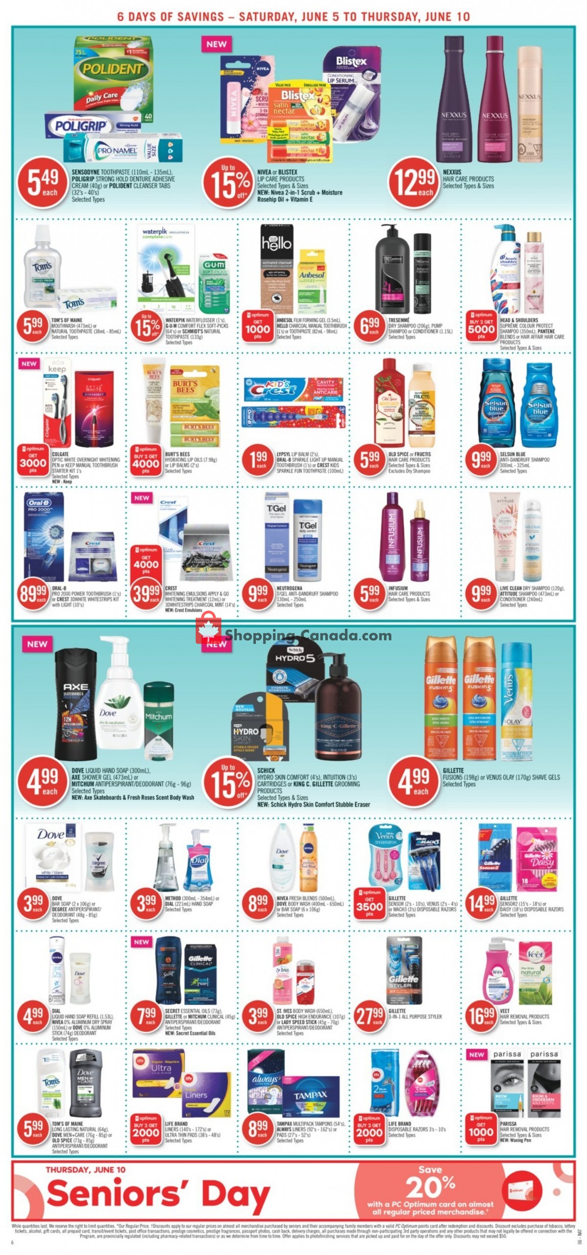 Shoppers Drug Mart flyer from Saturday June 5, 2021 to Thursday June 10, 2021 - page 16