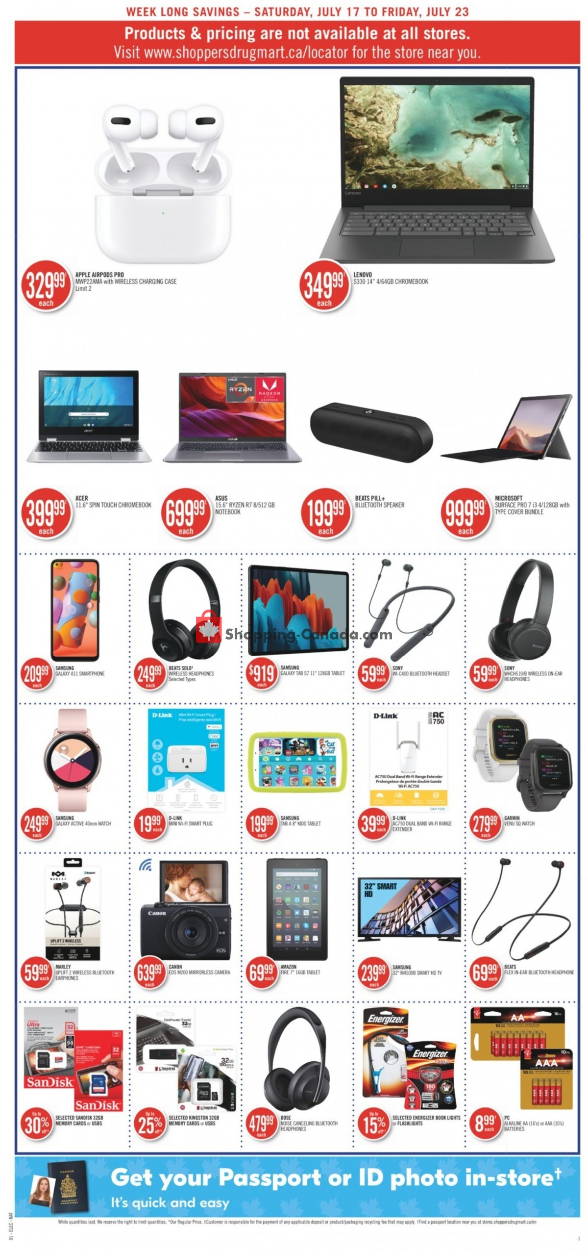 Shoppers Drug Mart flyer from Saturday July 17, 2021 to Friday July 23, 2021 - page 15