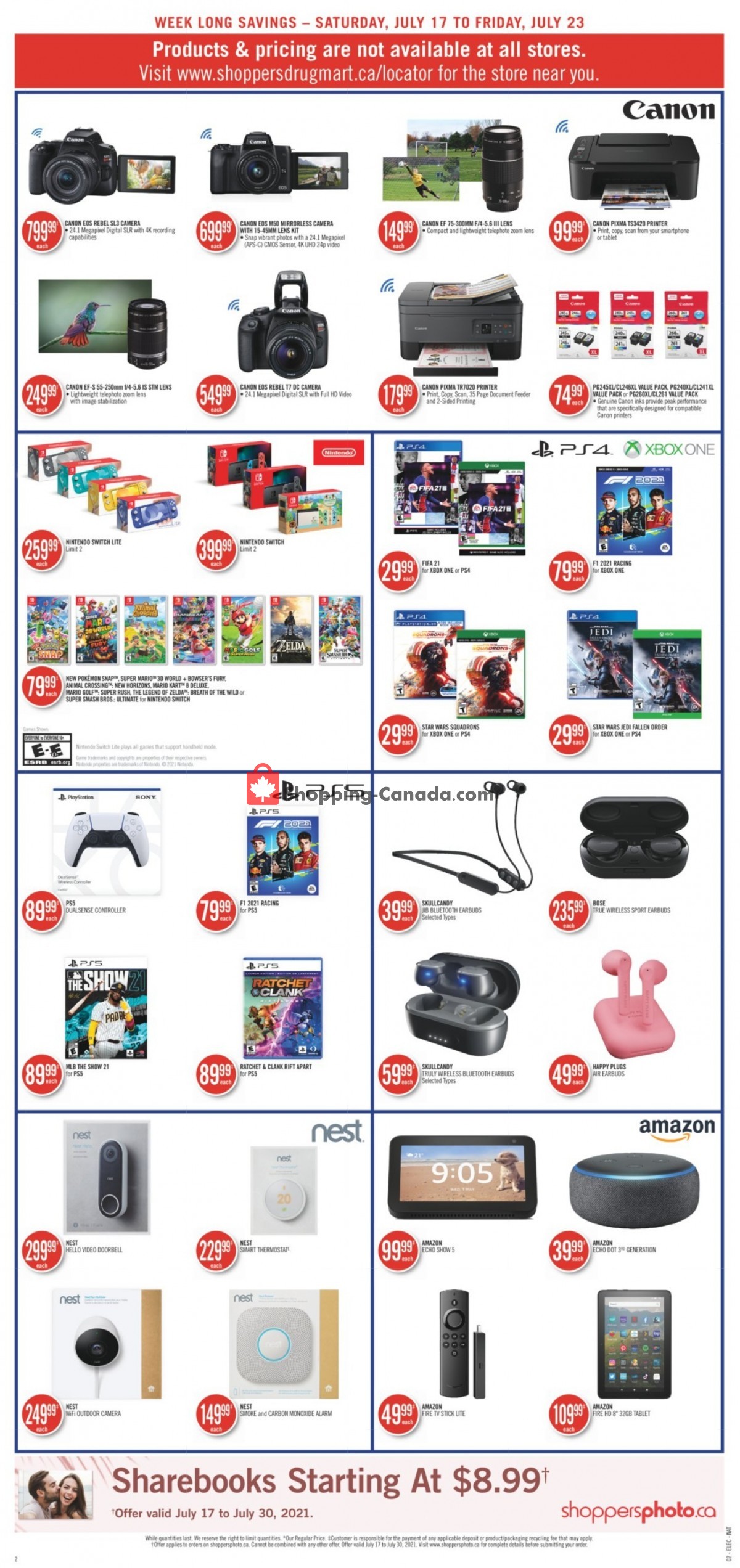 Shoppers Drug Mart flyer from Saturday July 17, 2021 to Friday July 23, 2021 - page 16