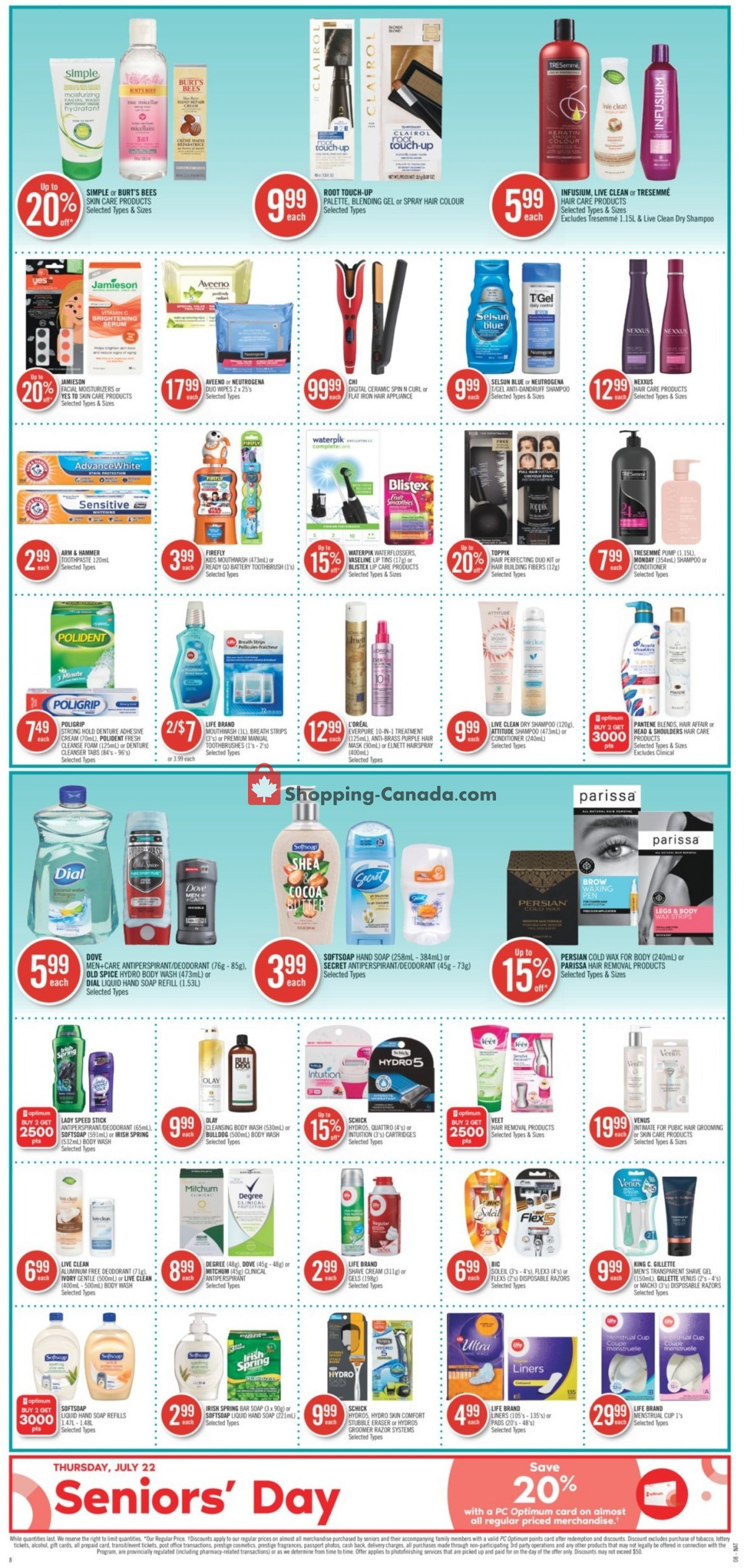 Shoppers Drug Mart flyer from Saturday July 17, 2021 to Friday July 23, 2021 - page 19