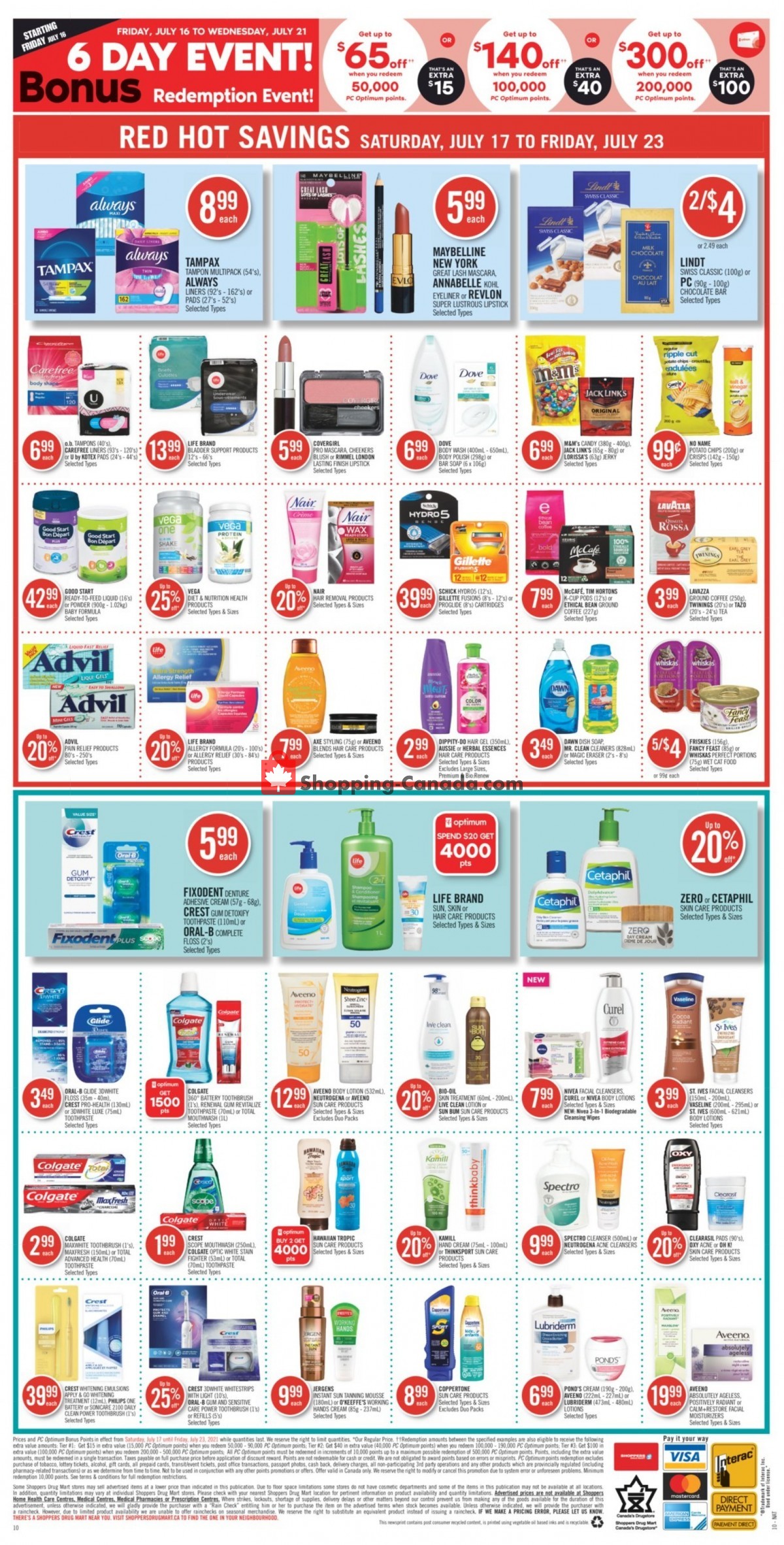 Shoppers Drug Mart flyer from Saturday July 17, 2021 to Friday July 23, 2021 - page 21