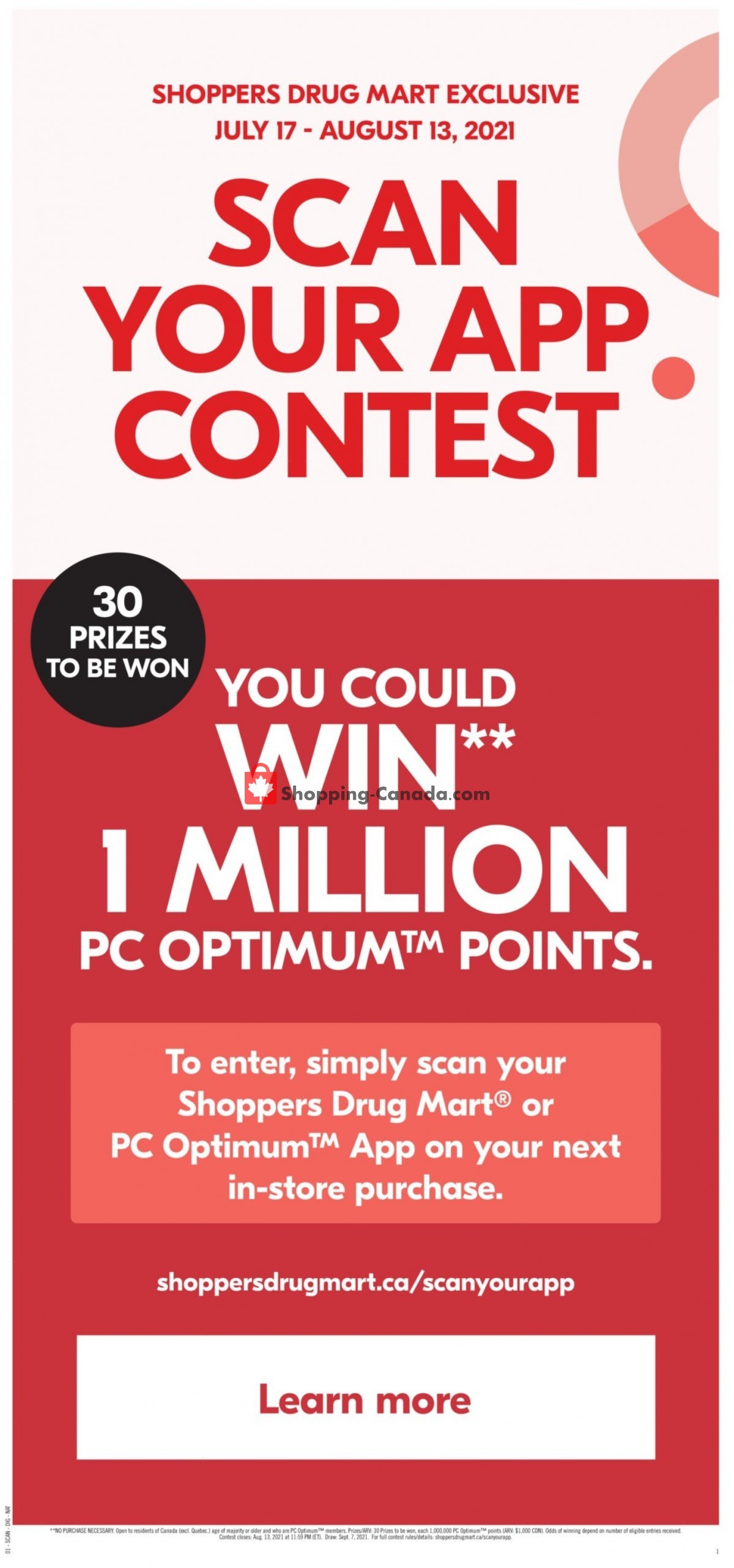 Shoppers Drug Mart flyer from Saturday July 17, 2021 to Friday July 23, 2021 - page 22