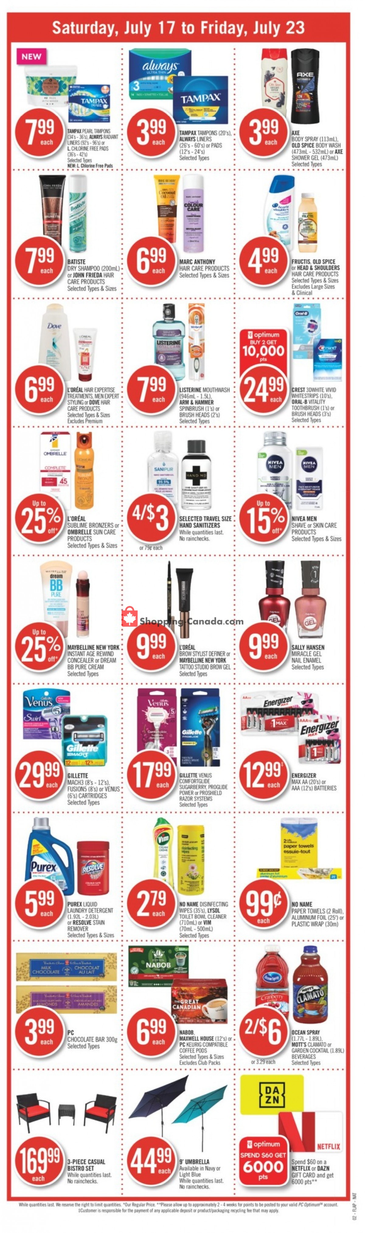 Shoppers Drug Mart flyer from Saturday July 17, 2021 to Friday July 23, 2021 - page 5