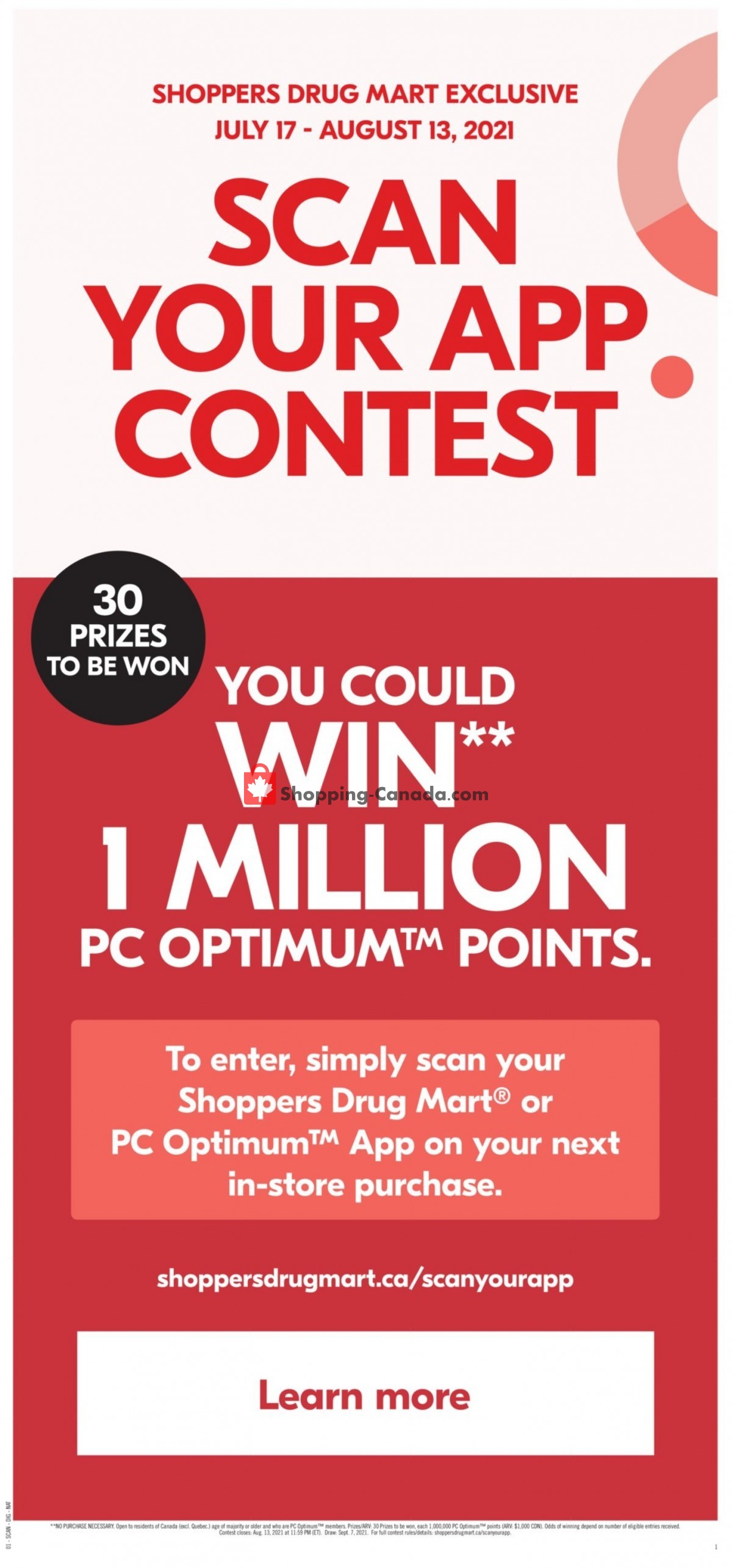 Shoppers Drug Mart flyer from Saturday July 17, 2021 to Friday July 23, 2021 - page 21