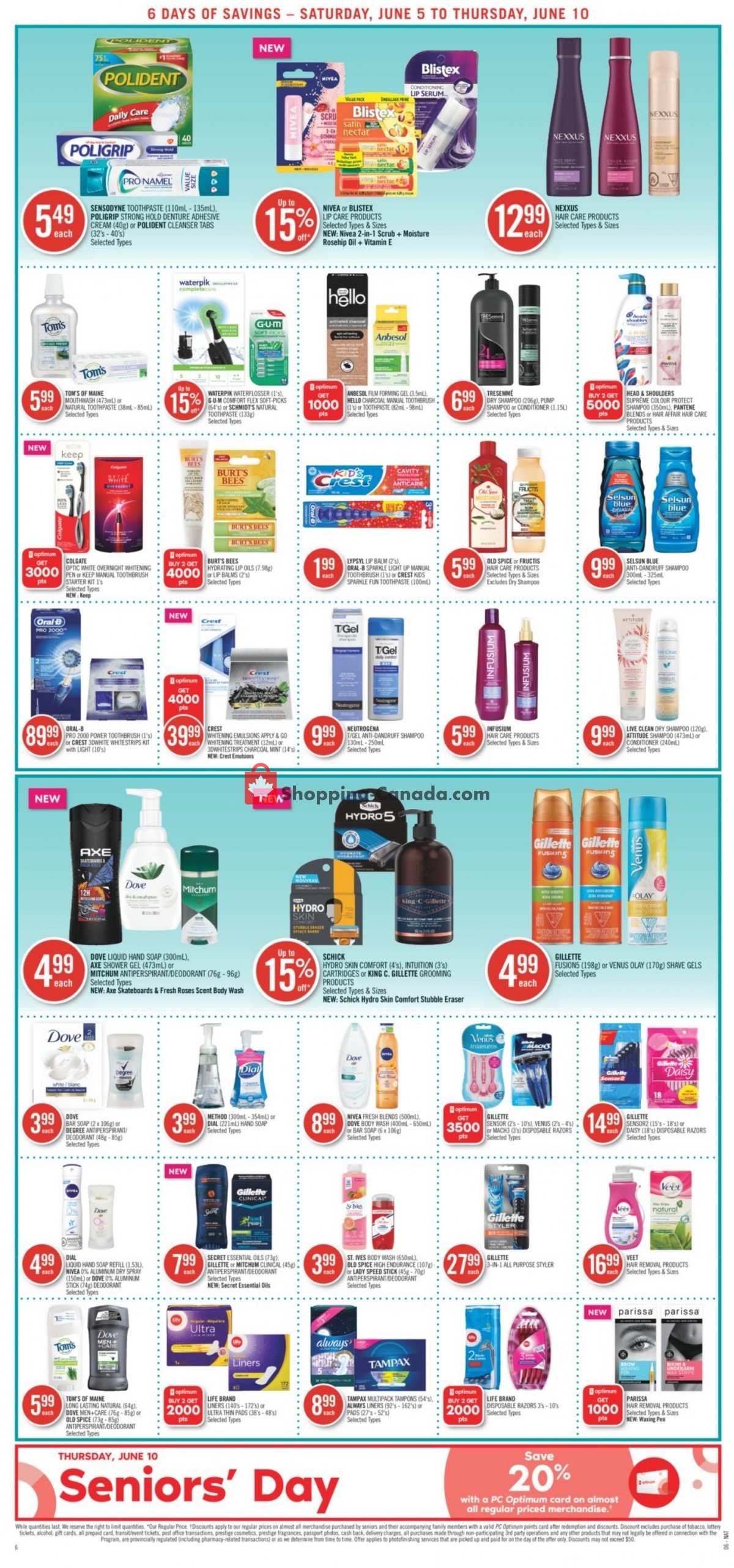 Shoppers Drug Mart flyer from Saturday June 5, 2021 to Thursday June 10, 2021 - page 16