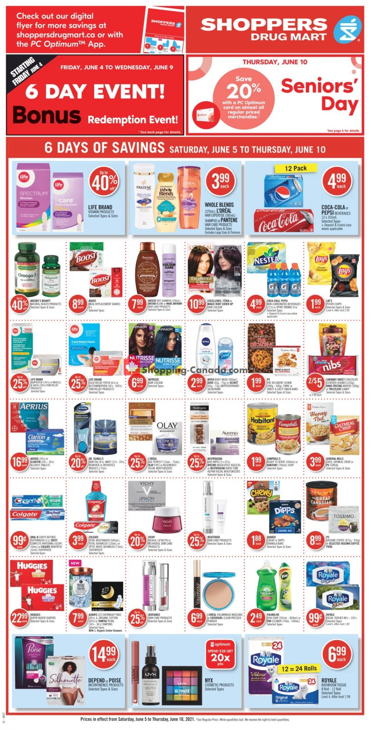 Shoppers Drug Mart flyer from Saturday June 5, 2021 to Thursday June 10, 2021 - page 6