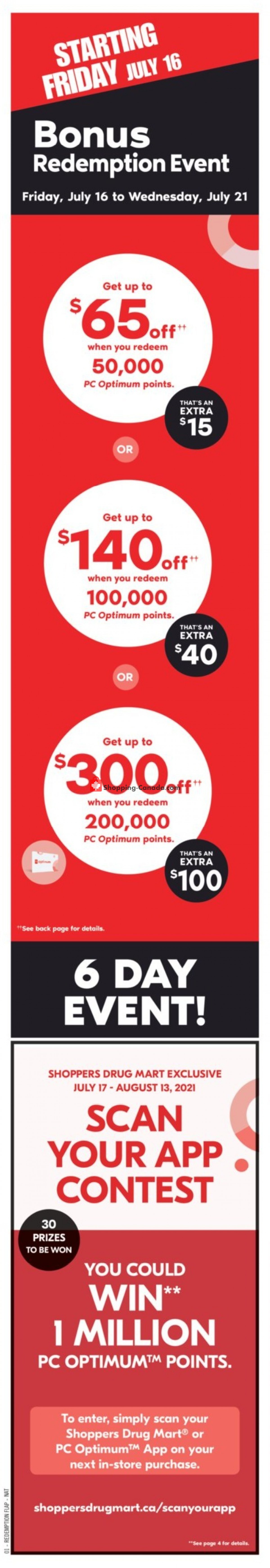 Shoppers Drug Mart flyer from Saturday July 17, 2021 to Friday July 23, 2021 - page 1
