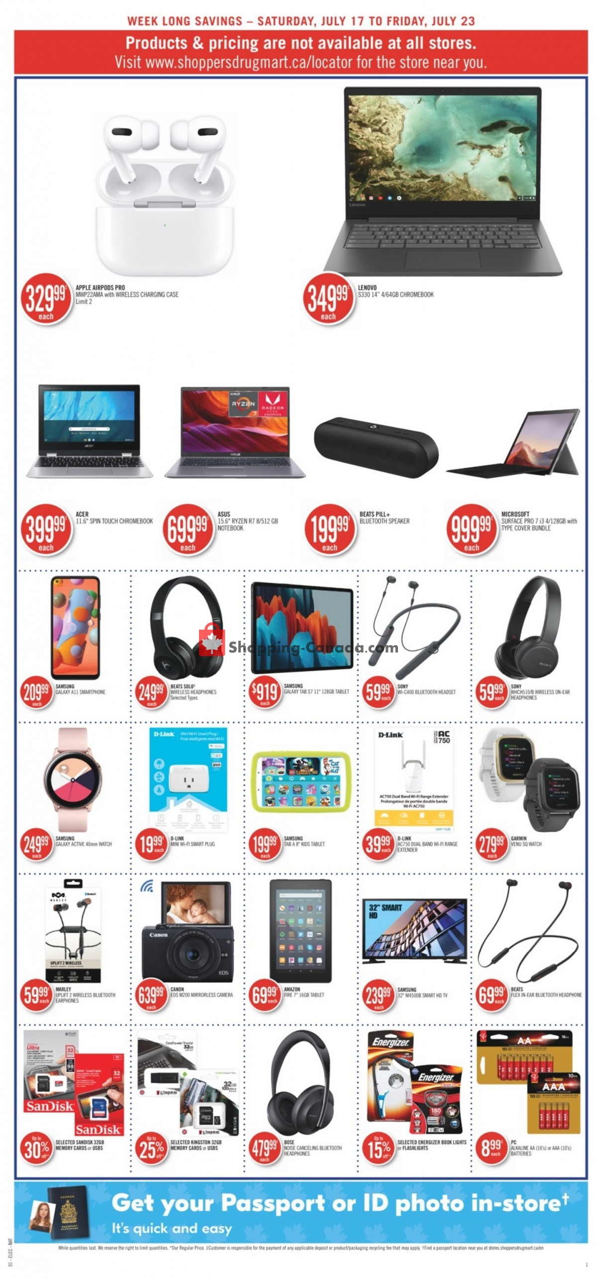Shoppers Drug Mart flyer from Saturday July 17, 2021 to Friday July 23, 2021 - page 14