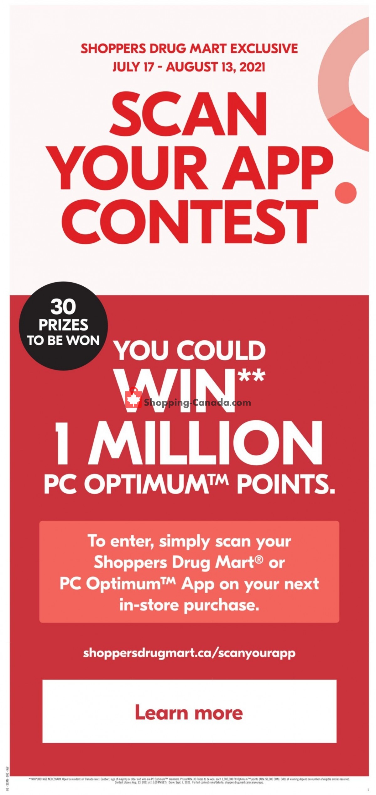 Shoppers Drug Mart flyer from Saturday July 17, 2021 to Friday July 23, 2021 - page 21