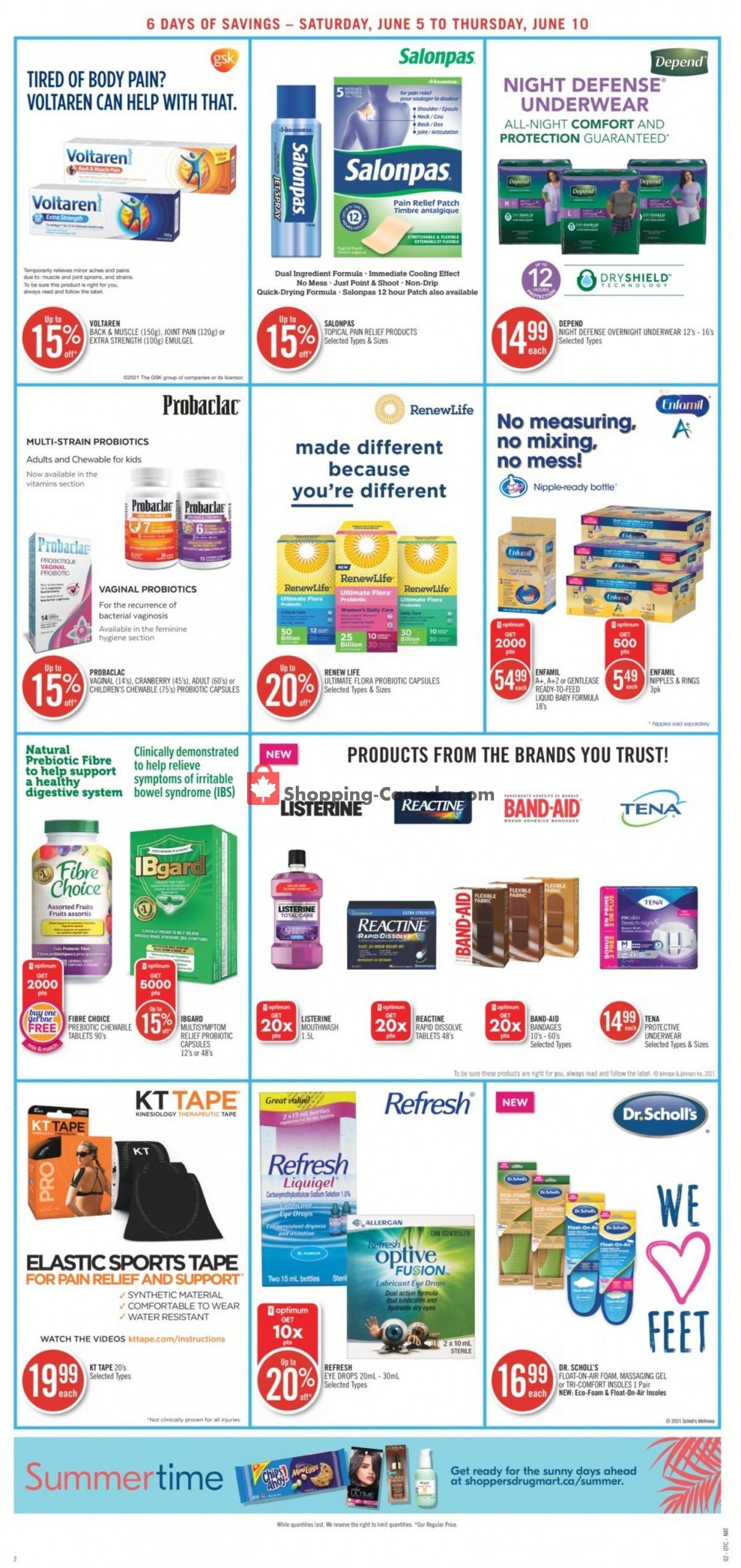 Shoppers Drug Mart flyer from Saturday June 5, 2021 to Thursday June 10, 2021 - page 10
