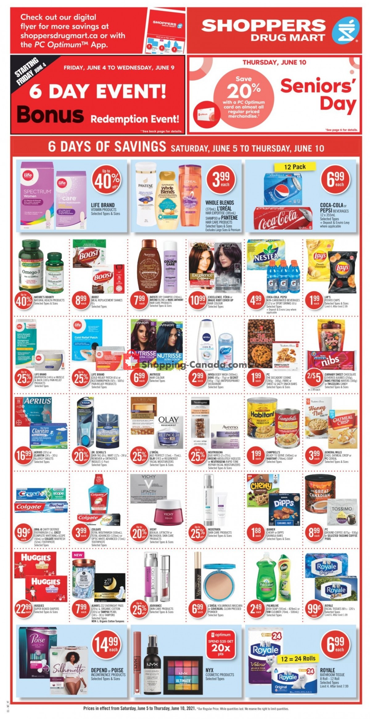 Shoppers Drug Mart flyer from Saturday June 5, 2021 to Thursday June 10, 2021 - page 6