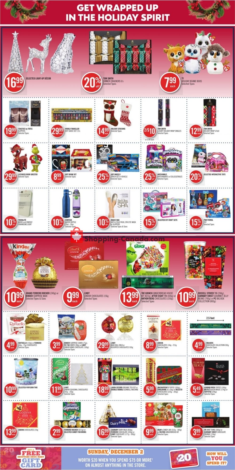 Shoppers Drug Mart flyer from Saturday December 1, 2018 to Friday December 7, 2018 - page 16
