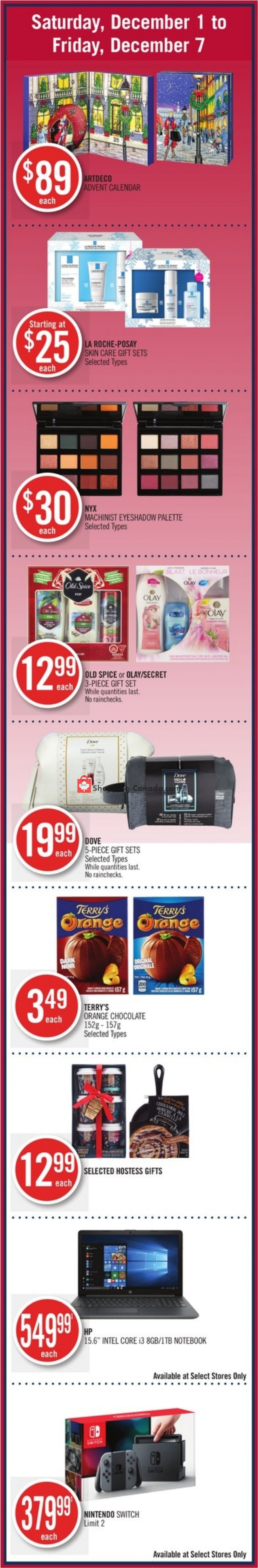 Shoppers Drug Mart flyer from Saturday December 1, 2018 to Friday December 7, 2018 - page 2