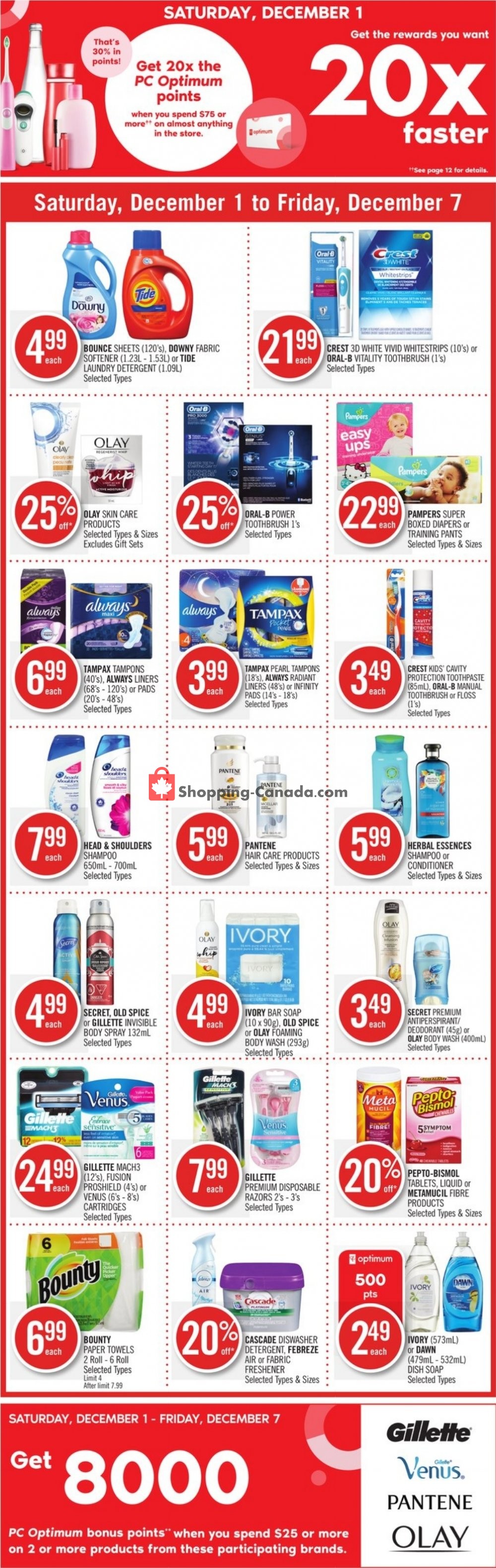 Shoppers Drug Mart flyer from Saturday December 1, 2018 to Friday December 7, 2018 - page 3