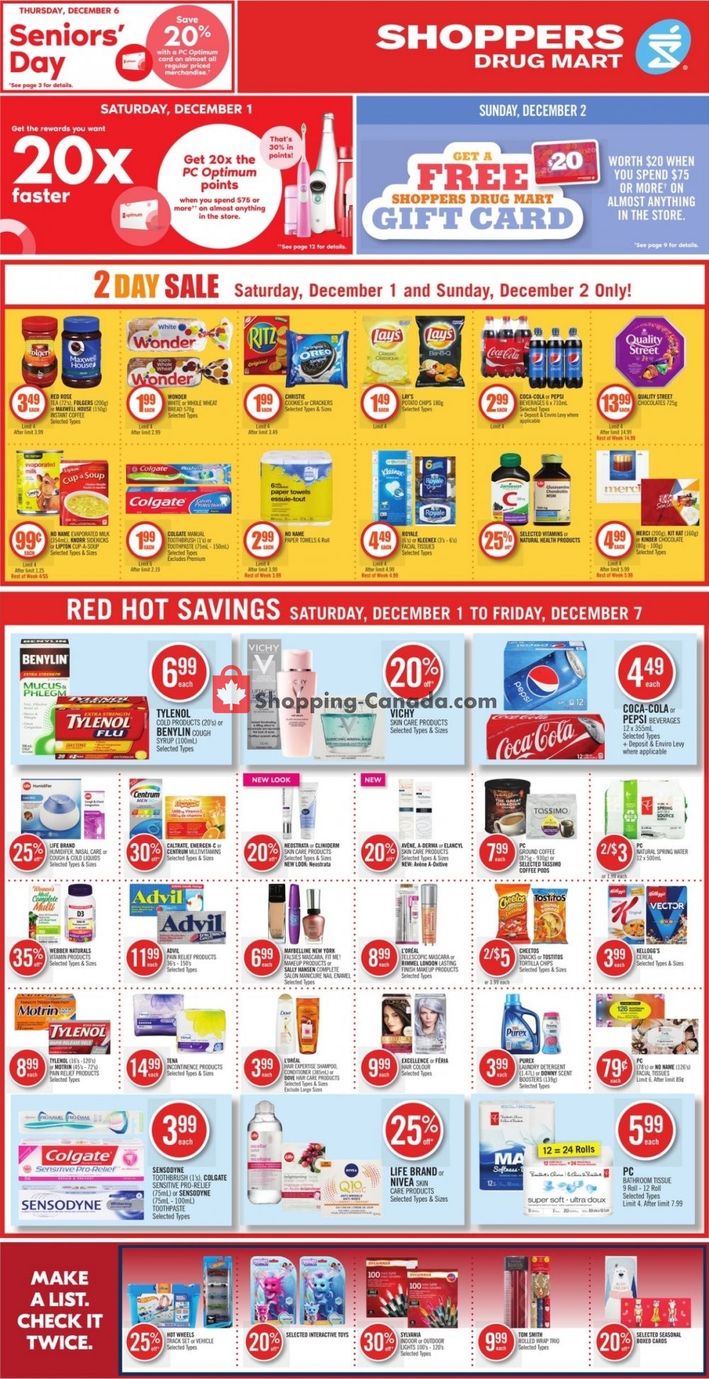Shoppers Drug Mart flyer from Saturday December 1, 2018 to Friday December 7, 2018 - page 5
