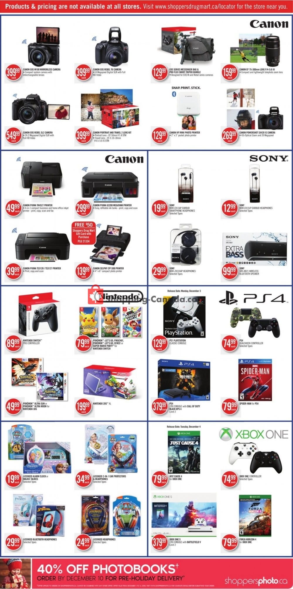 Shoppers Drug Mart flyer from Saturday December 1, 2018 to Friday December 7, 2018 - page 15