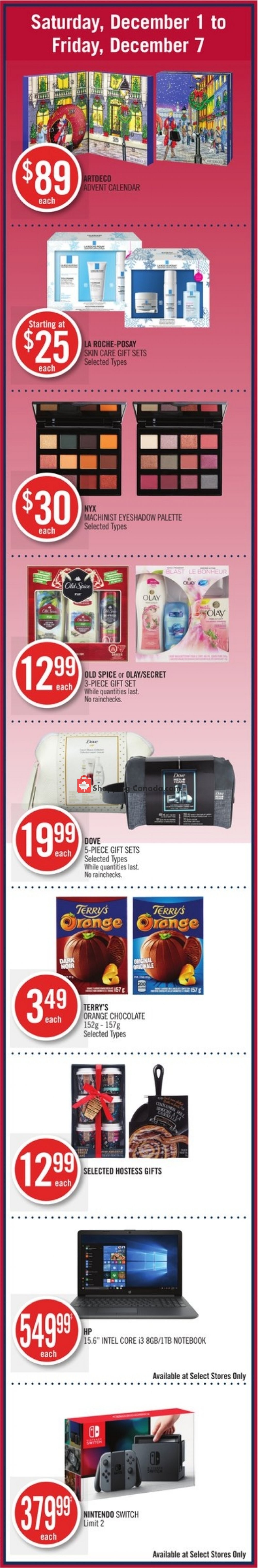 Shoppers Drug Mart flyer from Saturday December 1, 2018 to Friday December 7, 2018 - page 2
