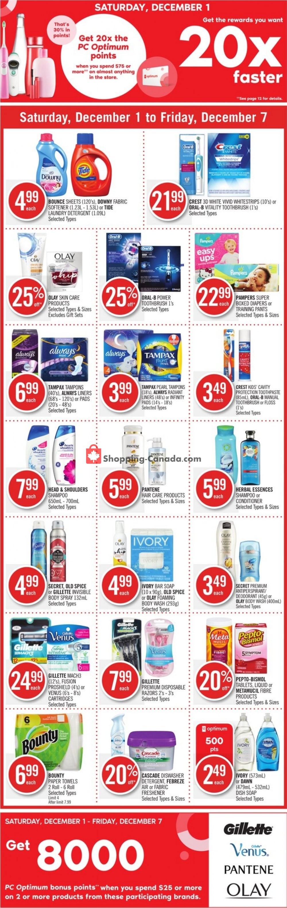Shoppers Drug Mart flyer from Saturday December 1, 2018 to Friday December 7, 2018 - page 3