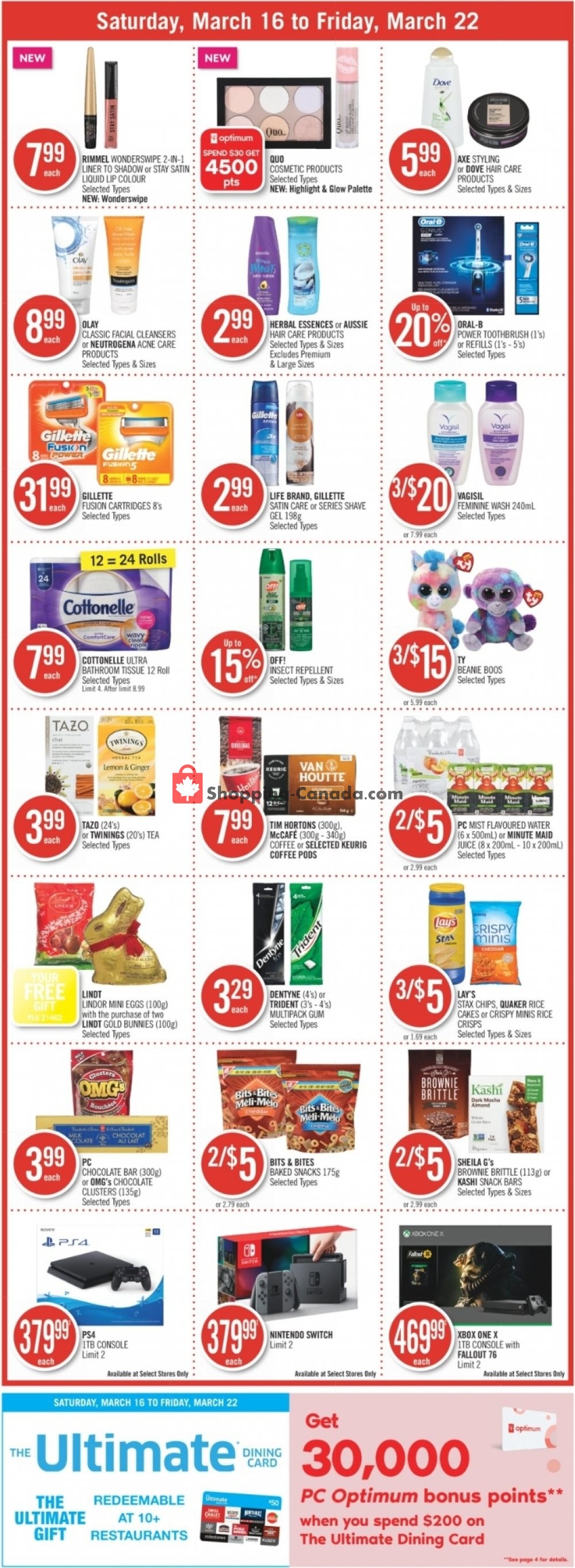Shoppers Drug Mart flyer from Saturday March 16, 2019 to Friday March 22, 2019 - page 2