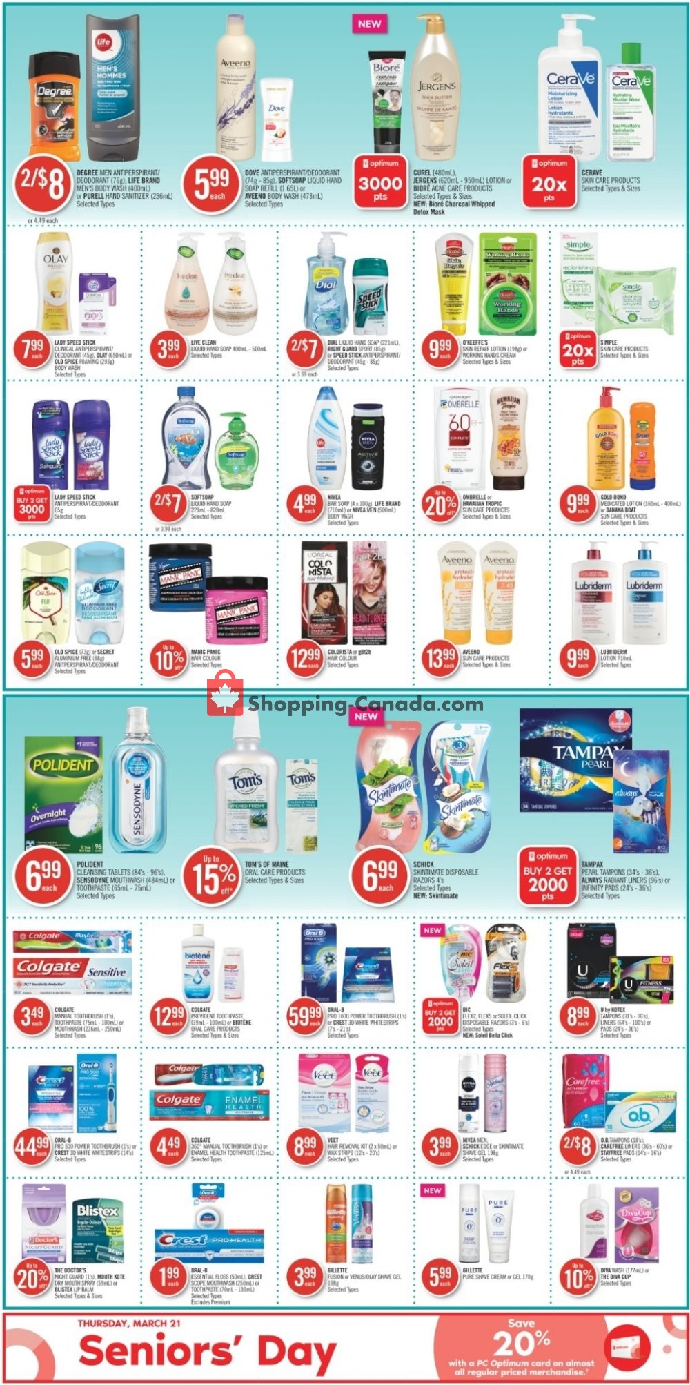 Shoppers Drug Mart flyer from Saturday March 16, 2019 to Friday March 22, 2019 - page 8