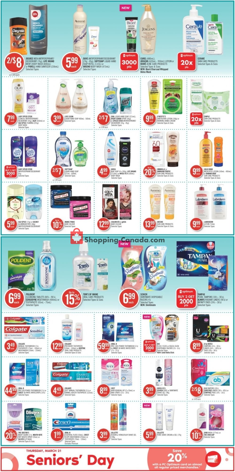 Shoppers Drug Mart flyer from Saturday March 16, 2019 to Friday March 22, 2019 - page 8