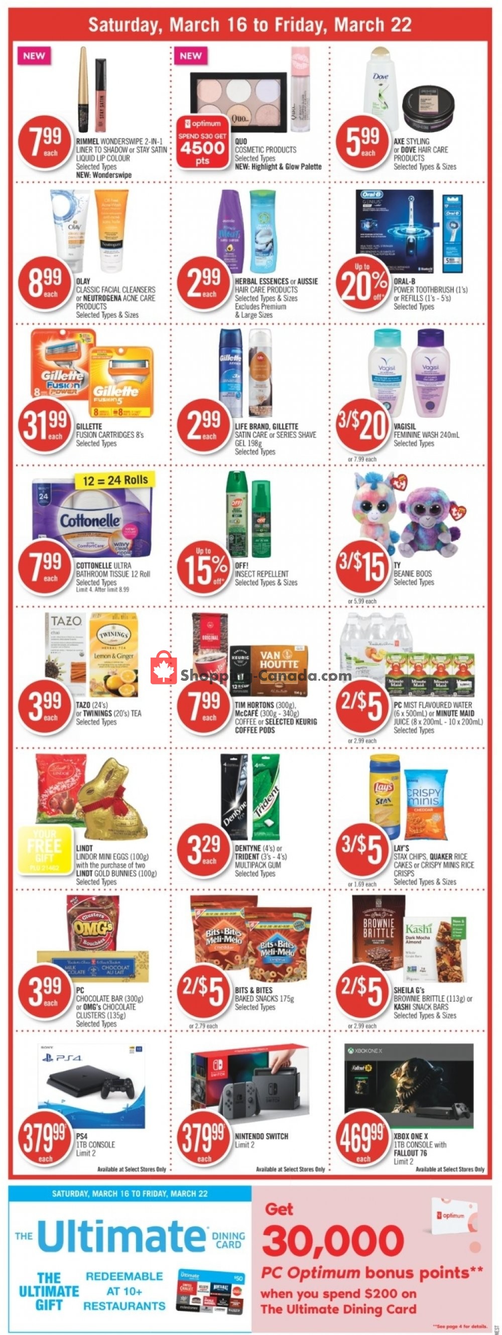 Shoppers Drug Mart flyer from Saturday March 16, 2019 to Friday March 22, 2019 - page 2