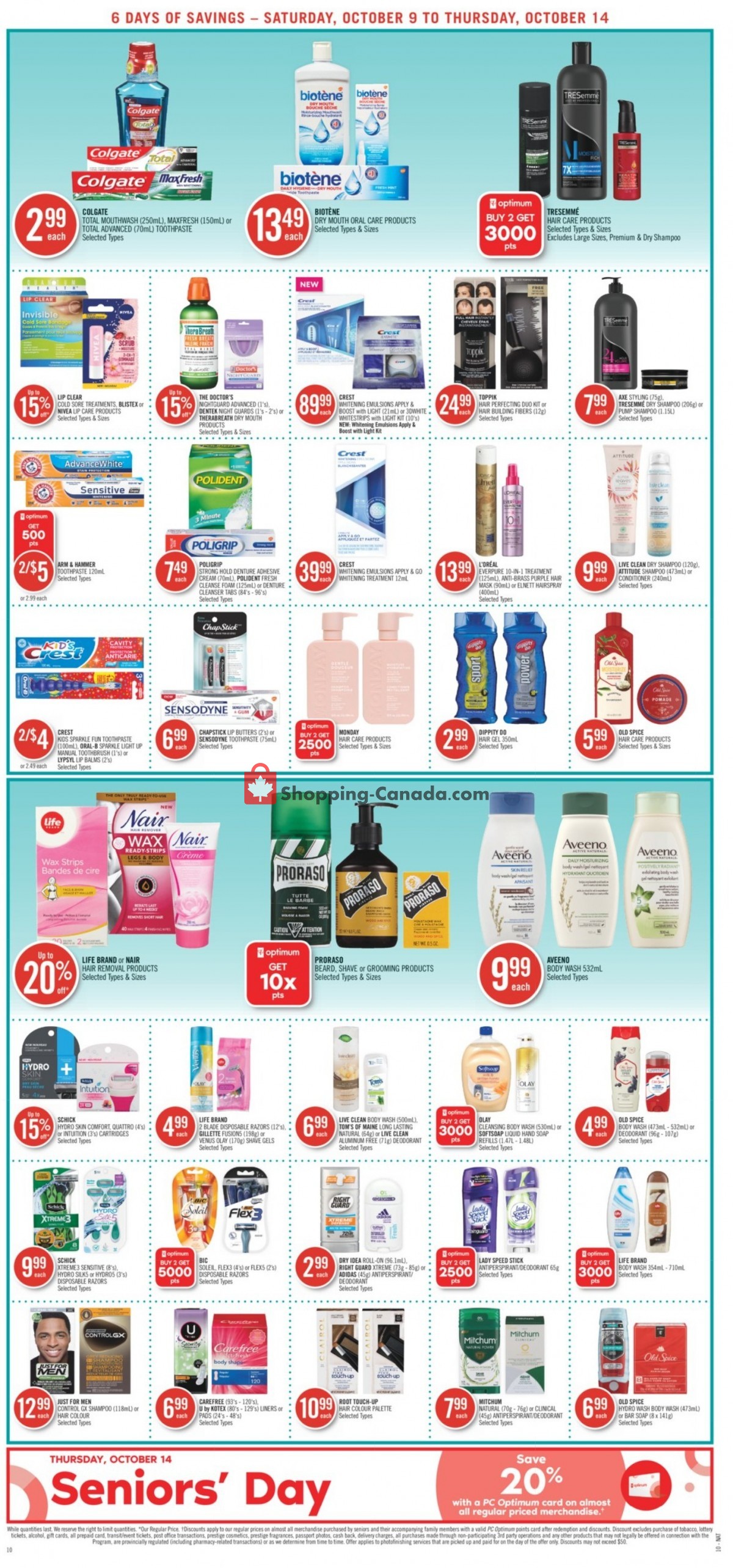 Shoppers Drug Mart flyer from Saturday October 9, 2021 to Thursday October 14, 2021 - page 19