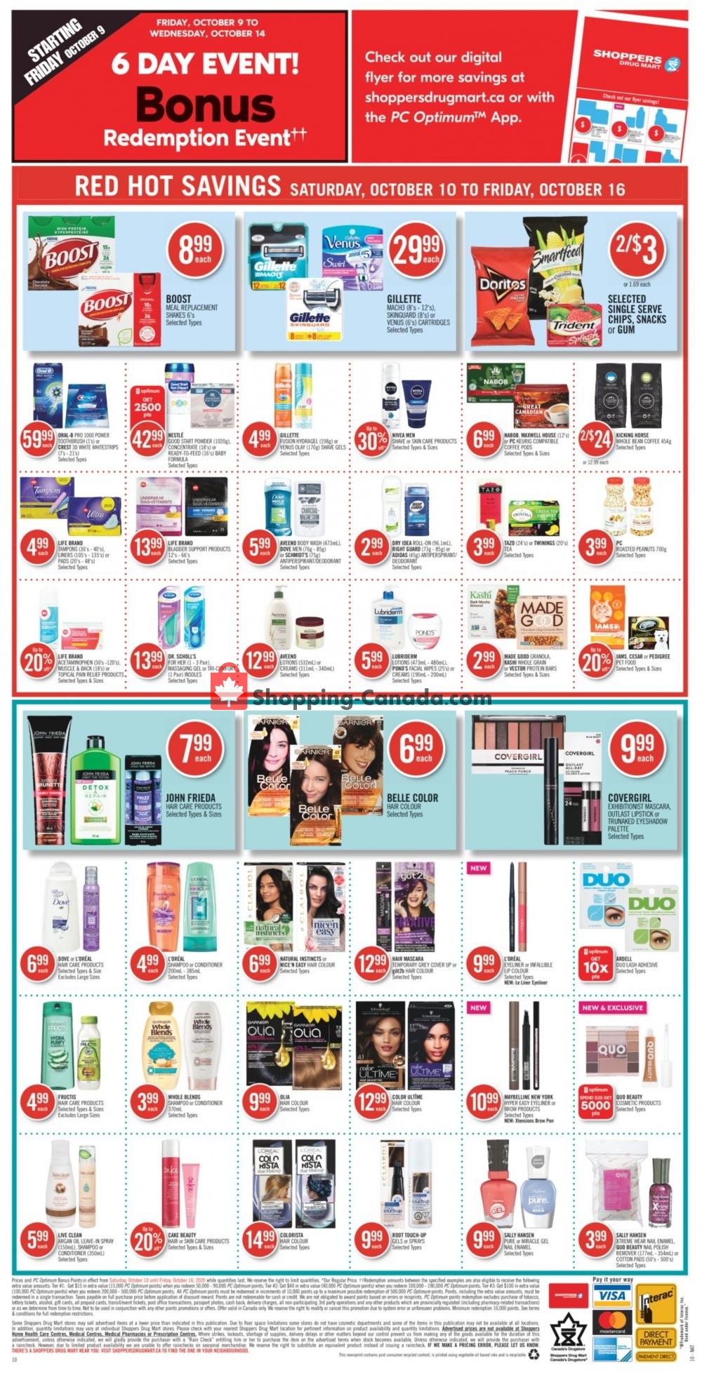 Shoppers Drug Mart flyer from Saturday October 10, 2020 to Friday October 16, 2020 - page 20