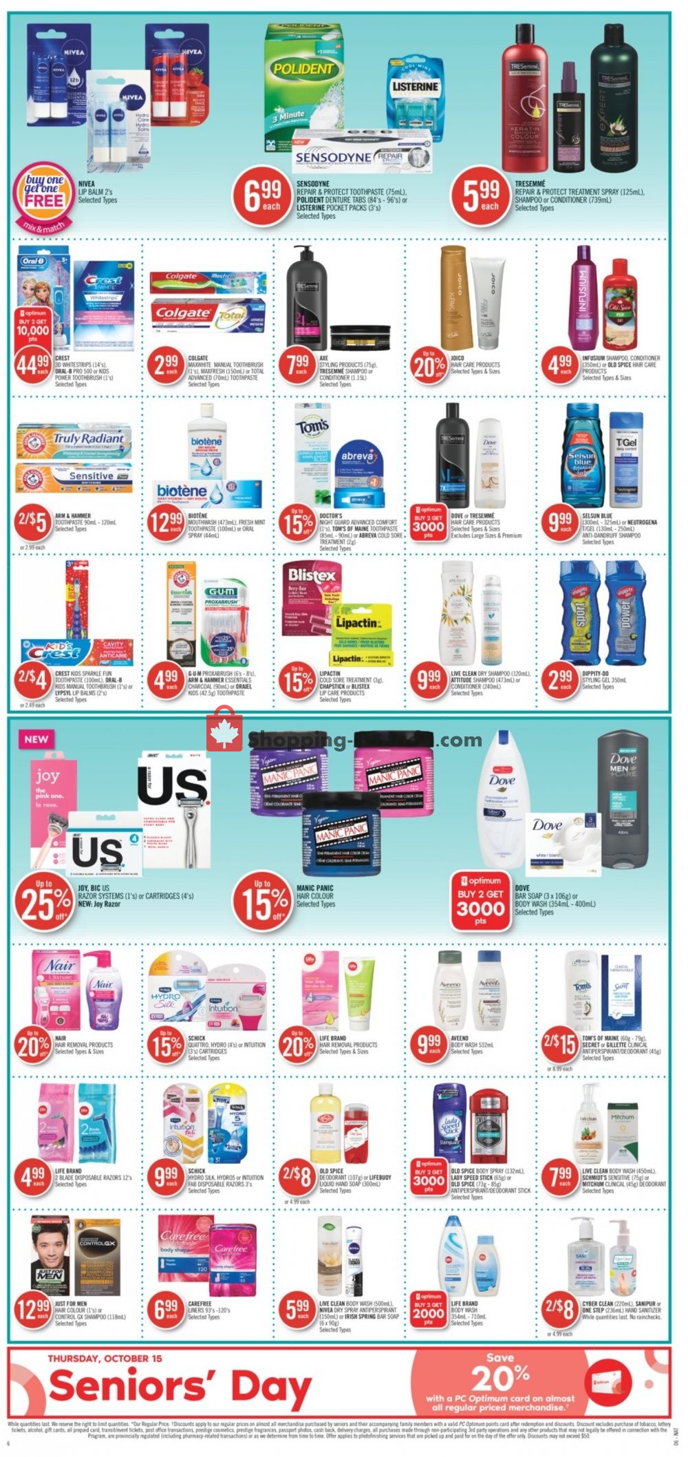 Shoppers Drug Mart flyer from Saturday October 10, 2020 to Friday October 16, 2020 - page 13