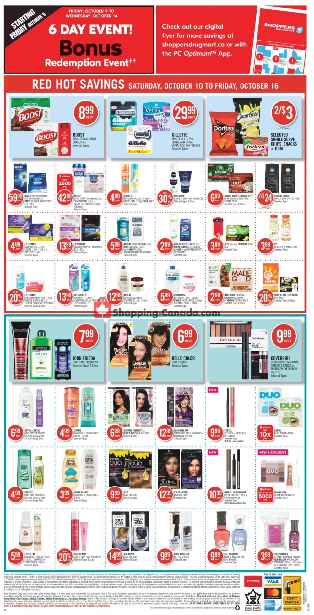 Shoppers Drug Mart flyer from Saturday October 10, 2020 to Friday October 16, 2020 - page 20