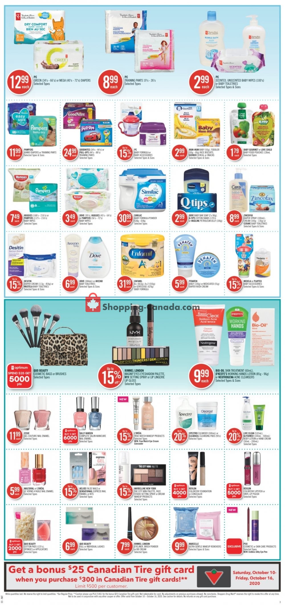Shoppers Drug Mart flyer from Saturday October 10, 2020 to Friday October 16, 2020 - page 9
