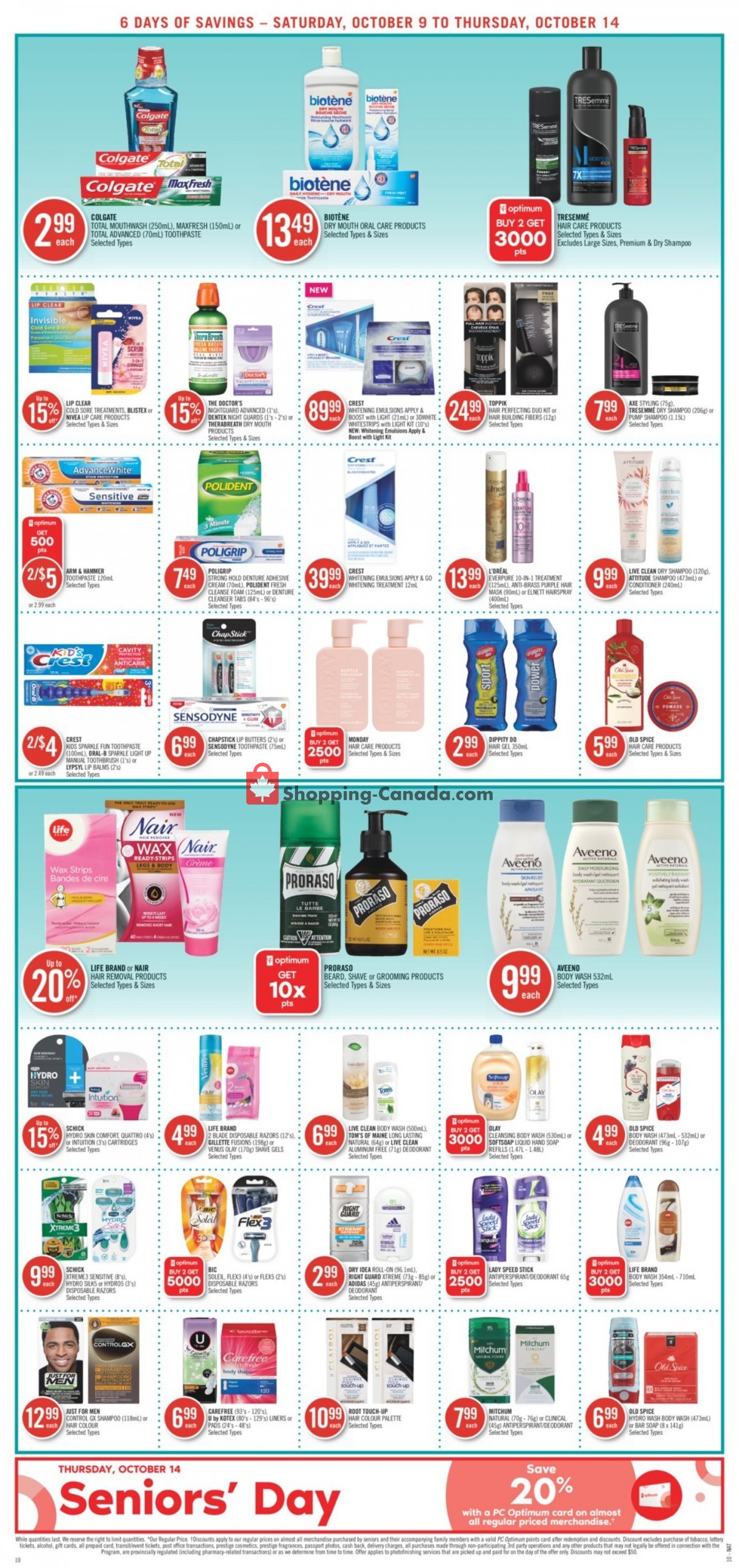 Shoppers Drug Mart flyer from Saturday October 9, 2021 to Thursday October 14, 2021 - page 19