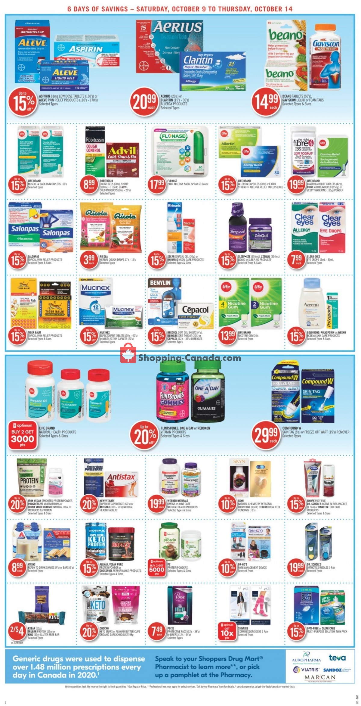 Shoppers Drug Mart flyer from Saturday October 9, 2021 to Thursday October 14, 2021 - page 7