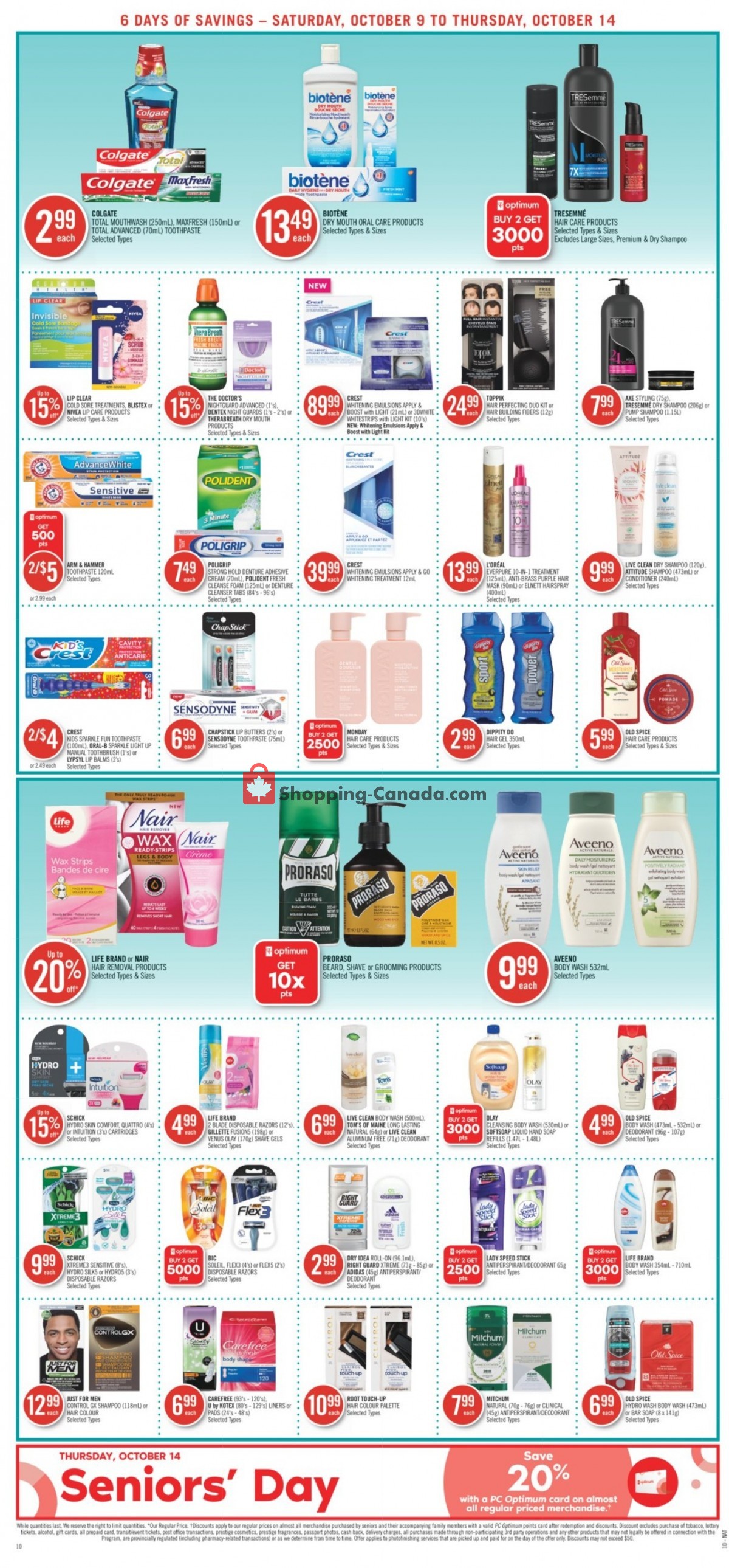 Shoppers Drug Mart flyer from Saturday October 9, 2021 to Thursday October 14, 2021 - page 19