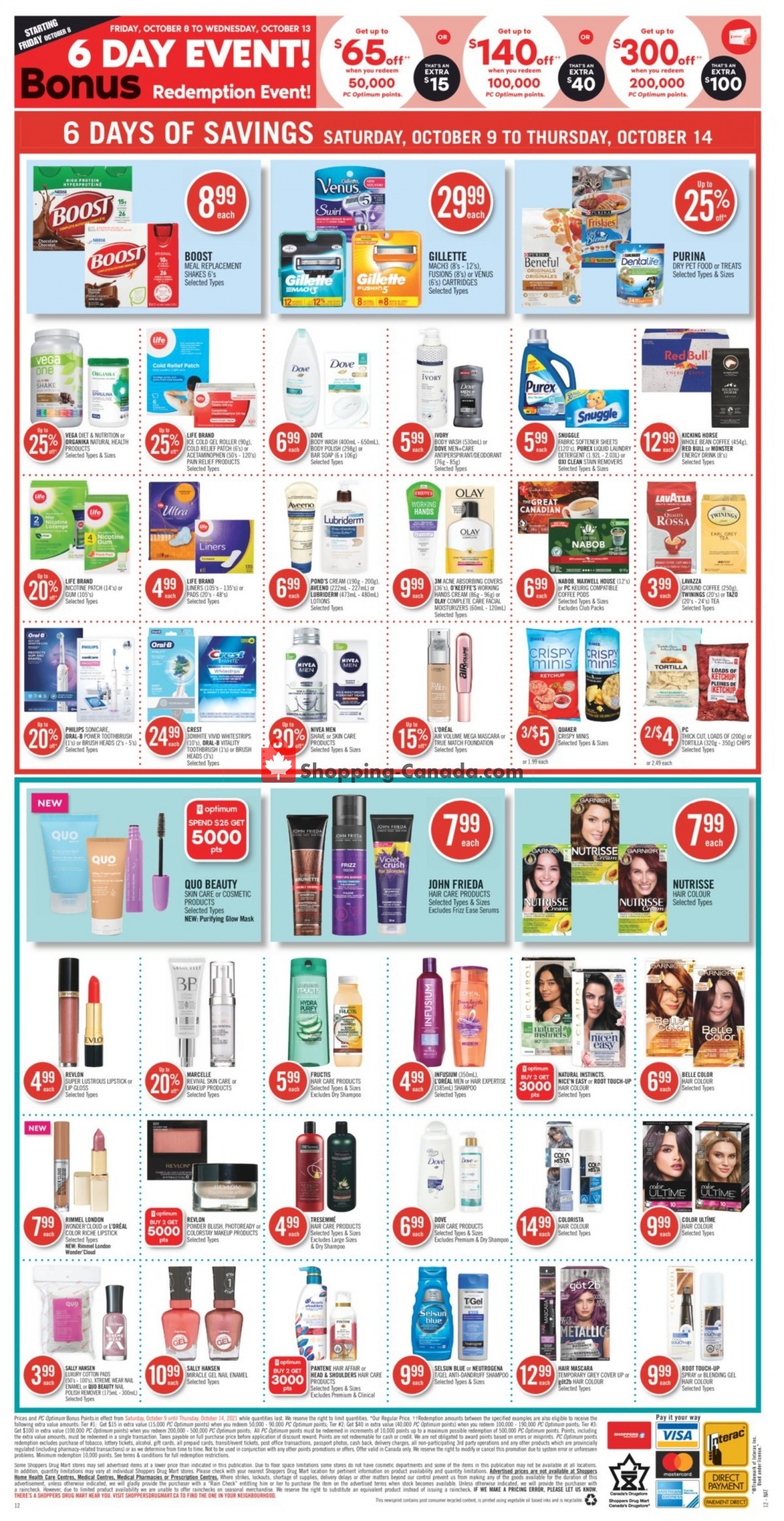 Shoppers Drug Mart flyer from Saturday October 9, 2021 to Thursday October 14, 2021 - page 21