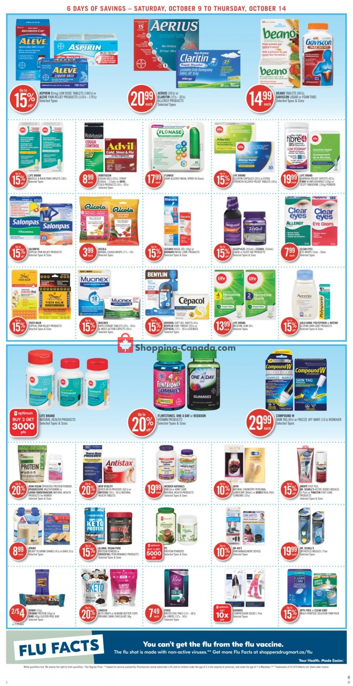 Shoppers Drug Mart flyer from Saturday October 9, 2021 to Thursday October 14, 2021 - page 7